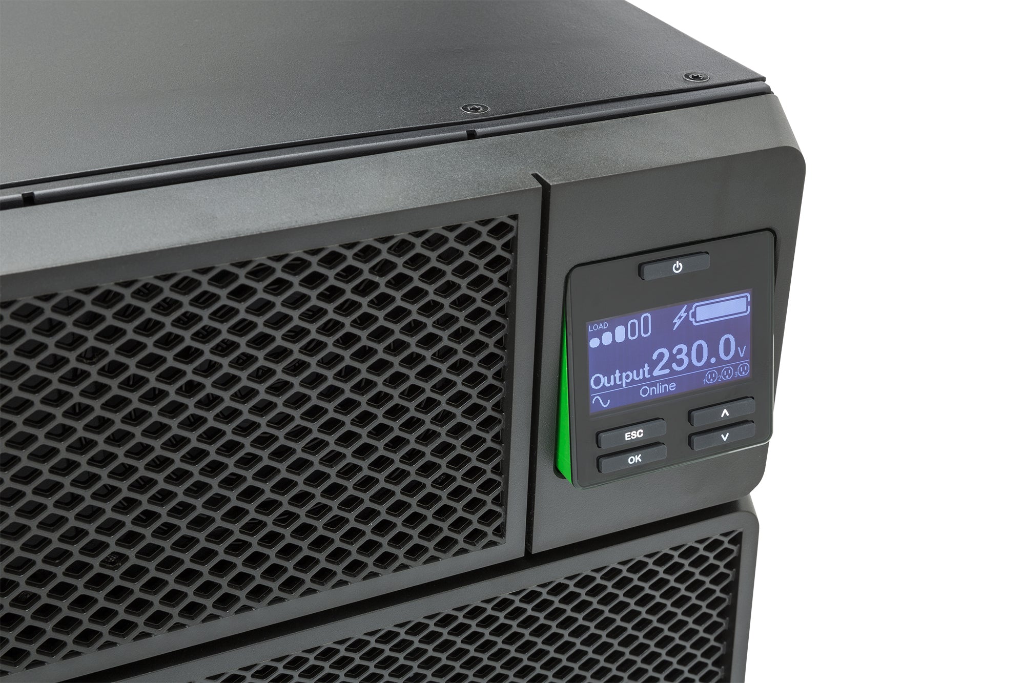 APC Smart-UPS On-Line SRT6KRMXLI - 6kW/VA, 6x C13, 4x C19, sortie monophasée câblée, montable en rack, NMC intégré