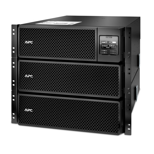 APC Smart-UPS On-Line SRT8KRMXLI - 8kW/VA, 6x C13 + 4x C19 + sortie monophasée câblée, montable en rack, NMC intégré