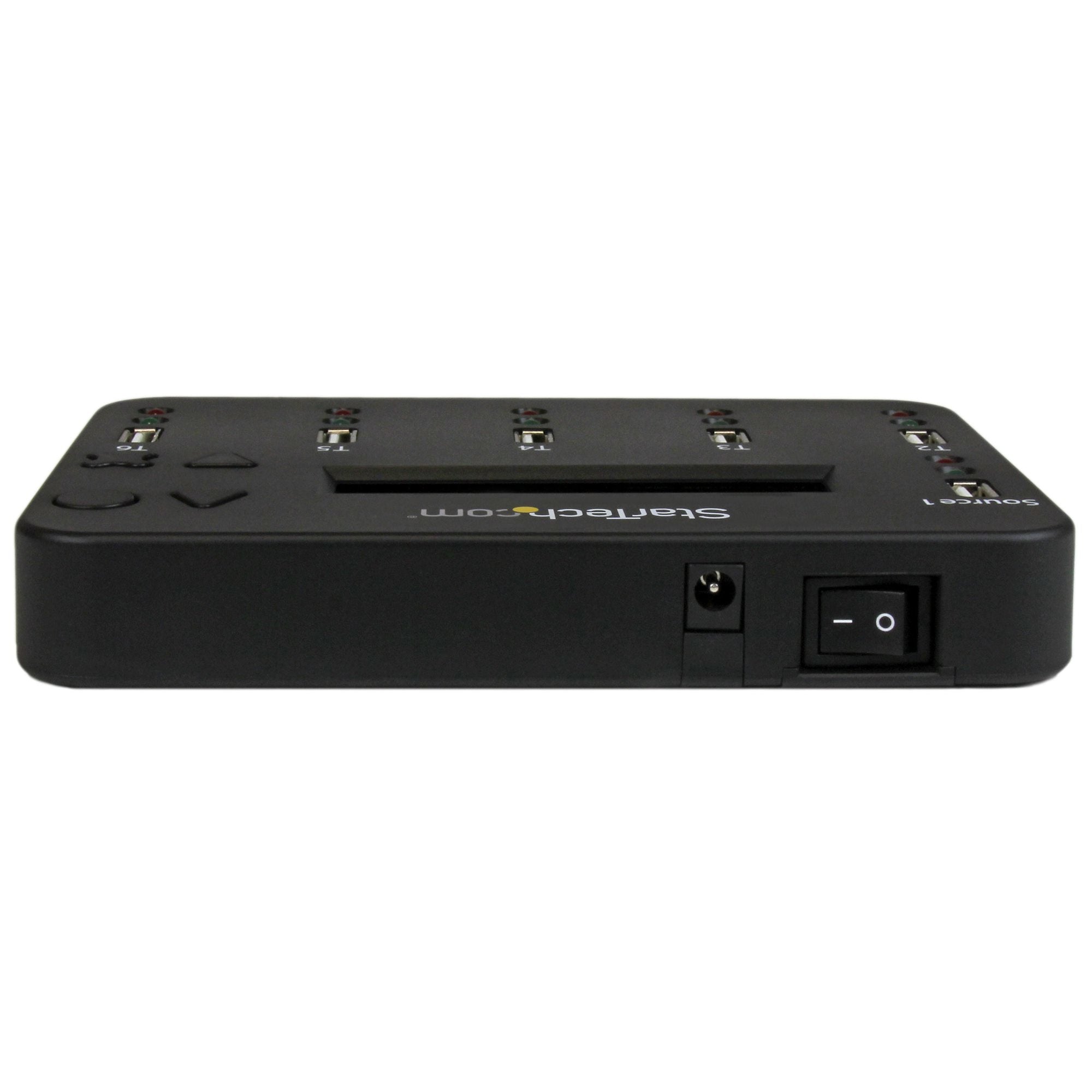 StarTech.com Duplicateur et Effaceur Autonome de 1 à 5 clés USB, Copieur de Plusieurs Clés USB, Copie Système et Fichier et Secteur par Secteur, 1,5 Go/min, Effacement en 3 Passes, Affichage LCD