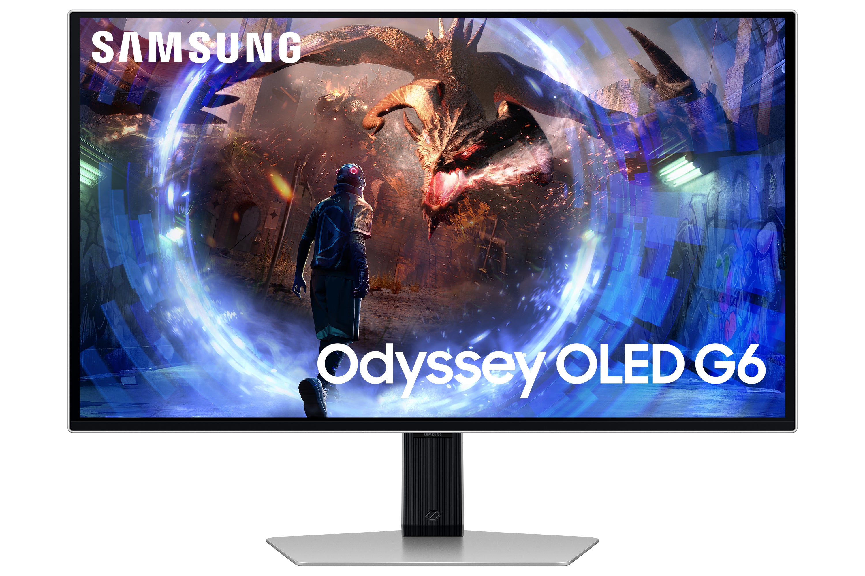 Samsung G60SD écran plat de PC 68,6 cm (27") 2560 x 1440 pixels Quad HD OLED Argent