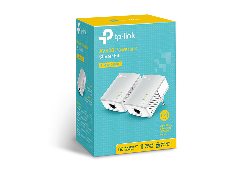 TP-Link TL-PA4010KIT 600 Mbit/s Ethernet/LAN Blanc 2 pièce(s)