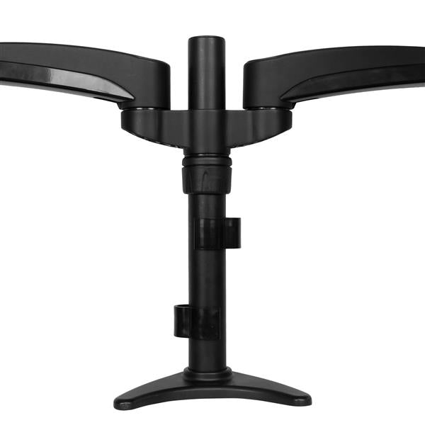 StarTech.com Bras articulé pour 2 moniteurs avec gestion de câbles et hauteur ajustable - Support de bureau double écran