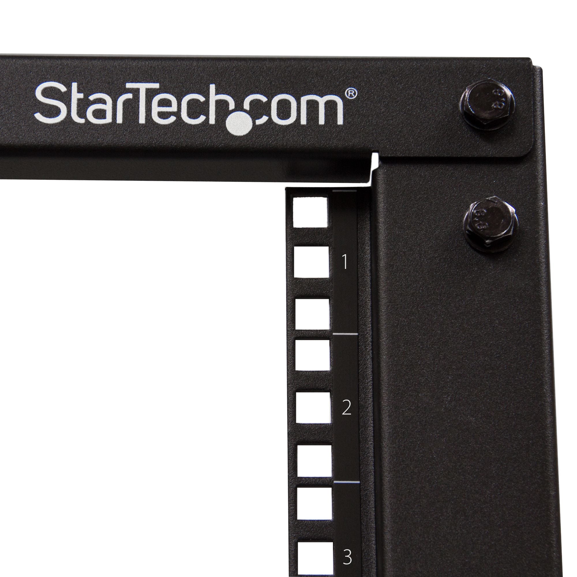 StarTech.com Rack Serveur Mobile 15U 4 Poteaux, Rack Réseau 19" 4 Poteaux avec Roulettes, Rack Roulant avec Profondeur Ajustable pour PC/AV/Données/Informatique - Roulettes, Pieds de nivellement ou Fixation au Sol