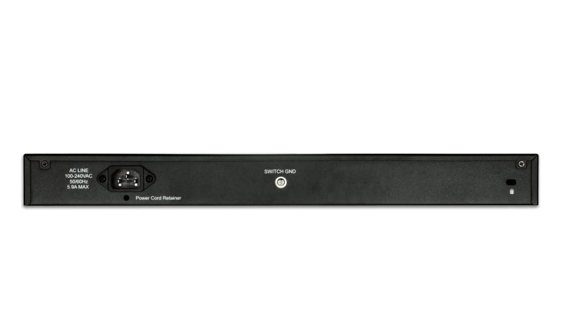 D-Link DGS-1210-52MP Géré L2 Gigabit Ethernet (10/100/1000) Connexion Ethernet, supportant l'alimentation via ce port (PoE) Noir, Gris