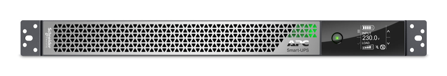 APC Smart-UPS Ultra Li-Ion SRTL3KRM1UINC, 3 kW, Rack/Tour/Mur 1U, 3 x C13 et 2 x C19, NMC