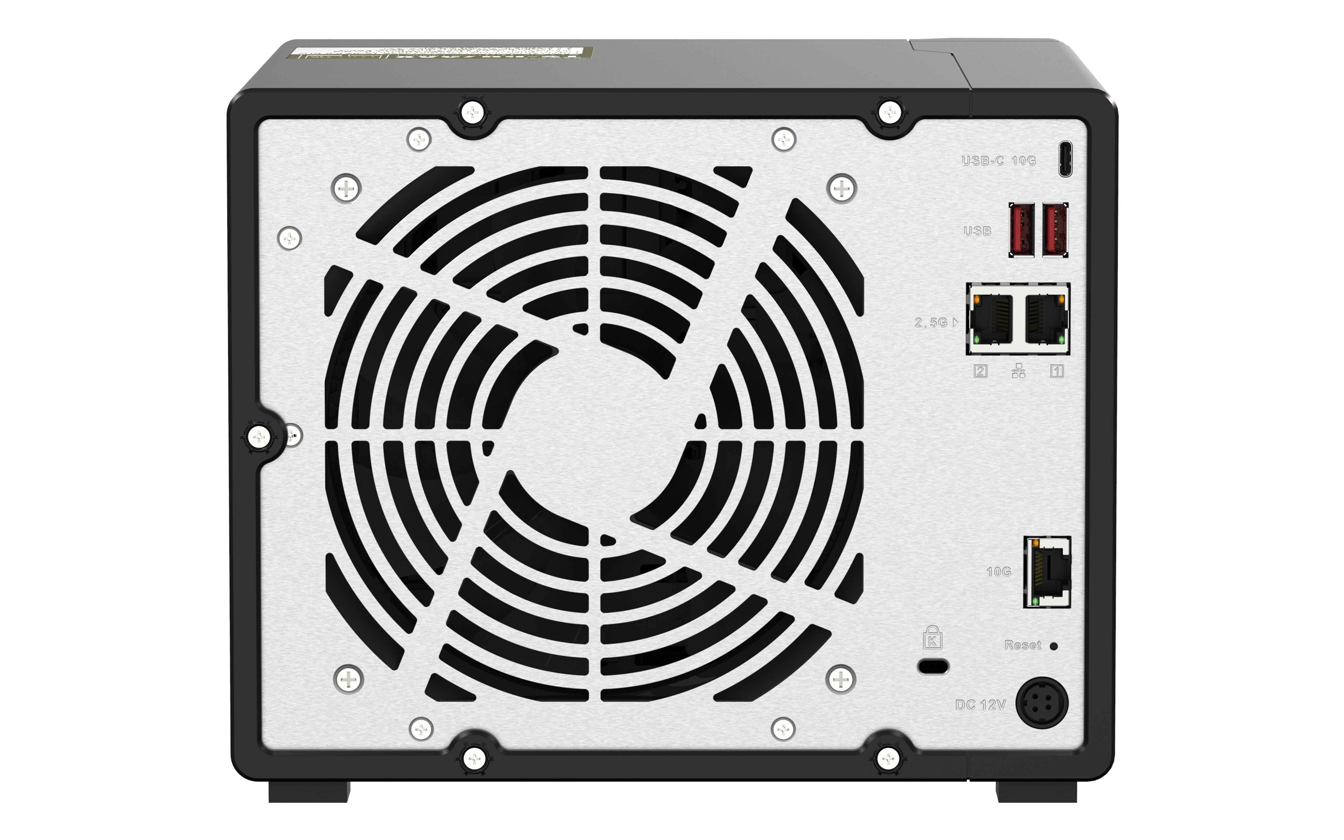 QNAP TS-H973AX NAS Tower Ryzen Embedded V1500B 8 Go DDR4 0 To QuTS hero Noir