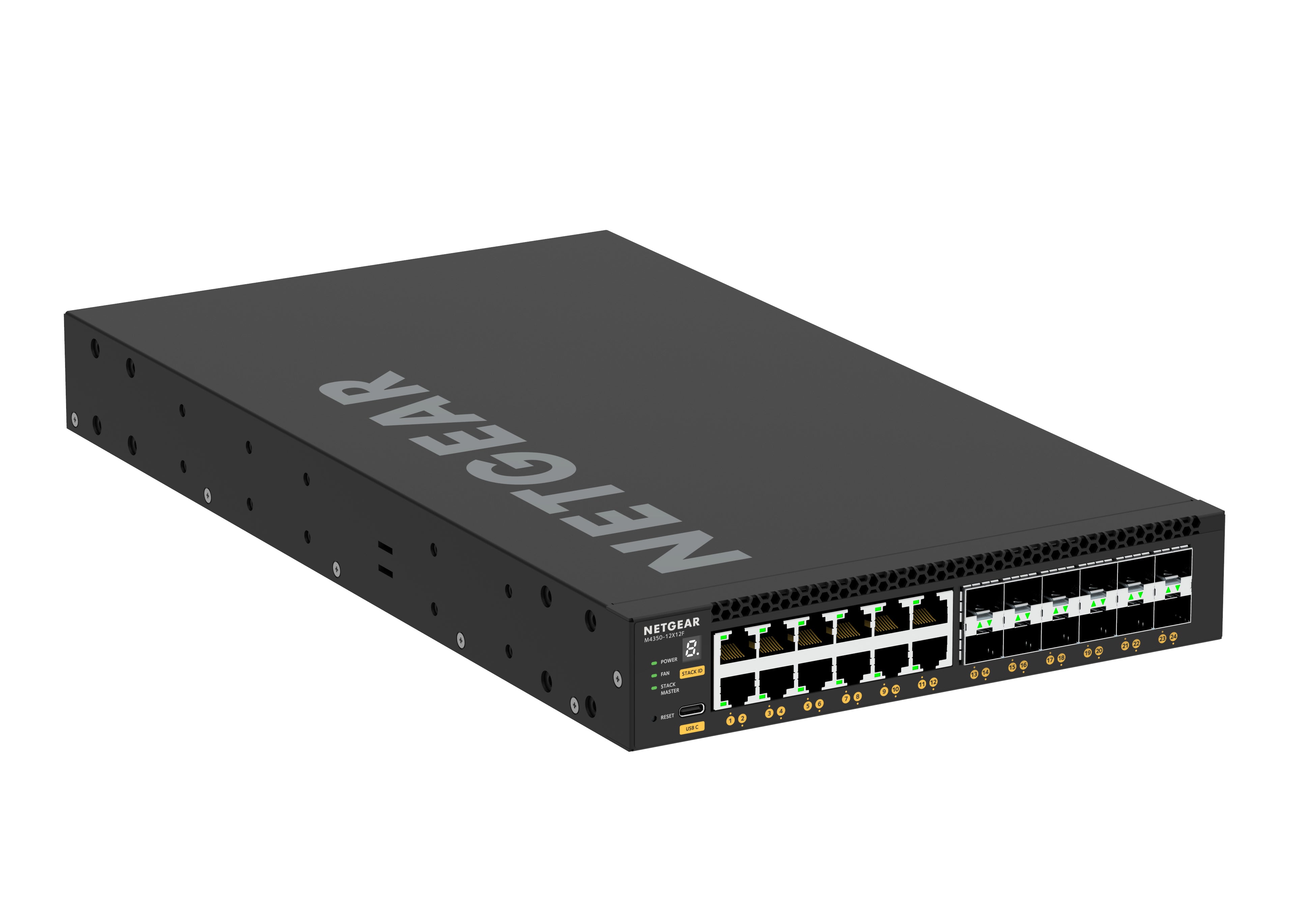 NETGEAR M4350-12X12F Géré L3 10G Ethernet (100/1000/10000) 1U Noir