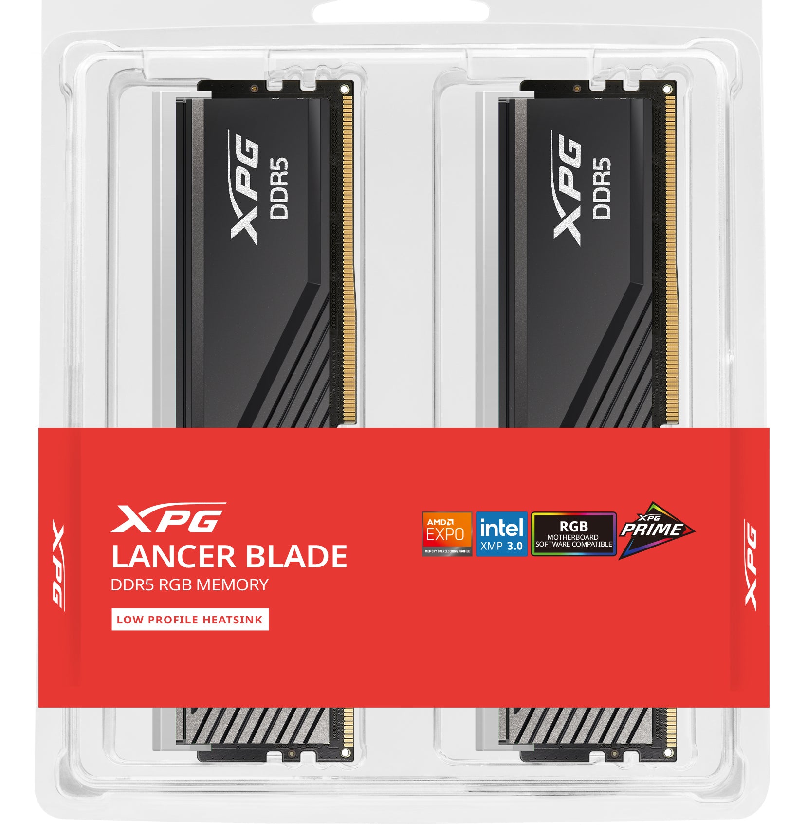 ADATA LANCER BLADE RGB module de mémoire 32 Go 2 x 16 Go DDR5 6000 MHz
