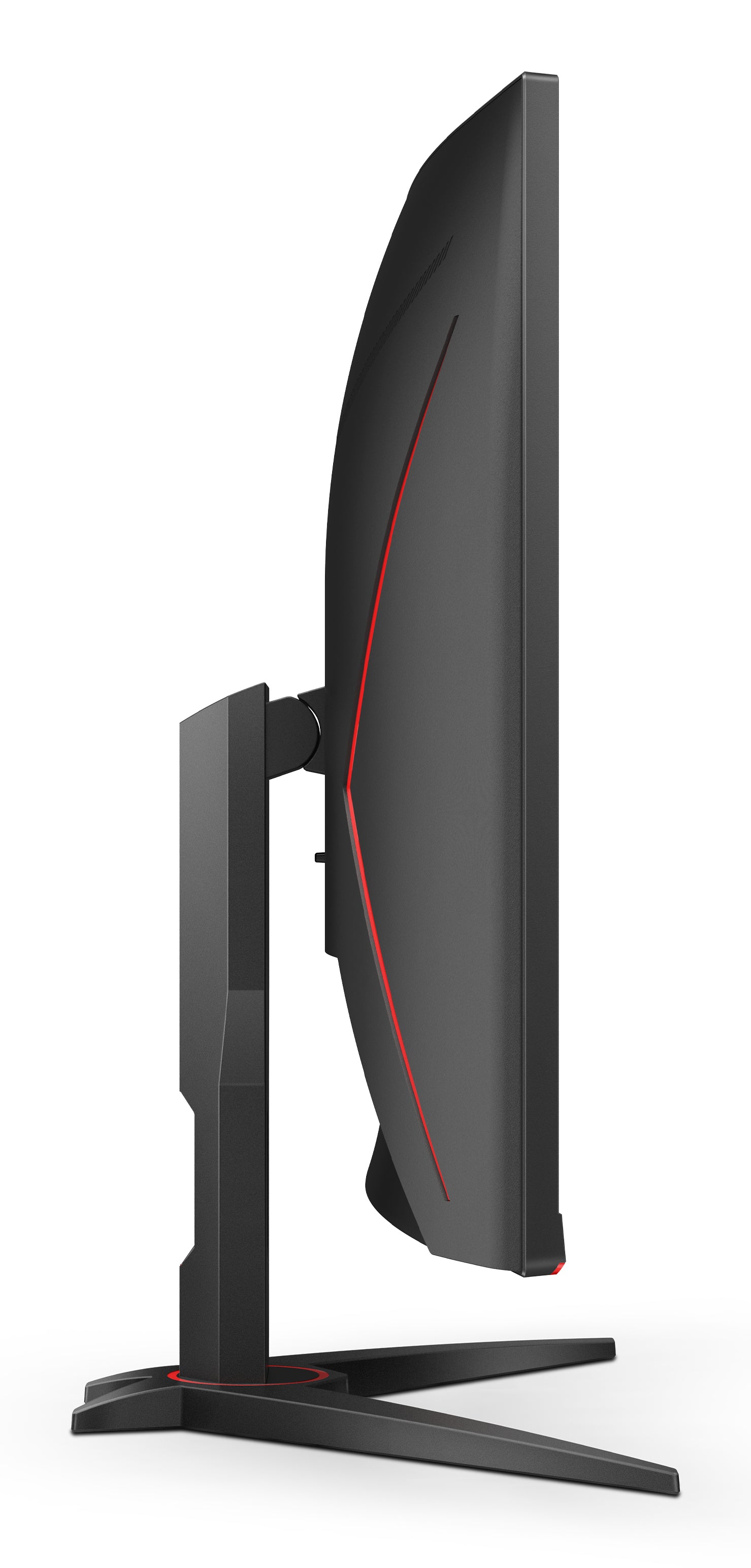 AOC G2 C32G2ZE/BK écran plat de PC 80 cm (31.5") 1920 x 1080 pixels Full HD LED Noir, Rouge