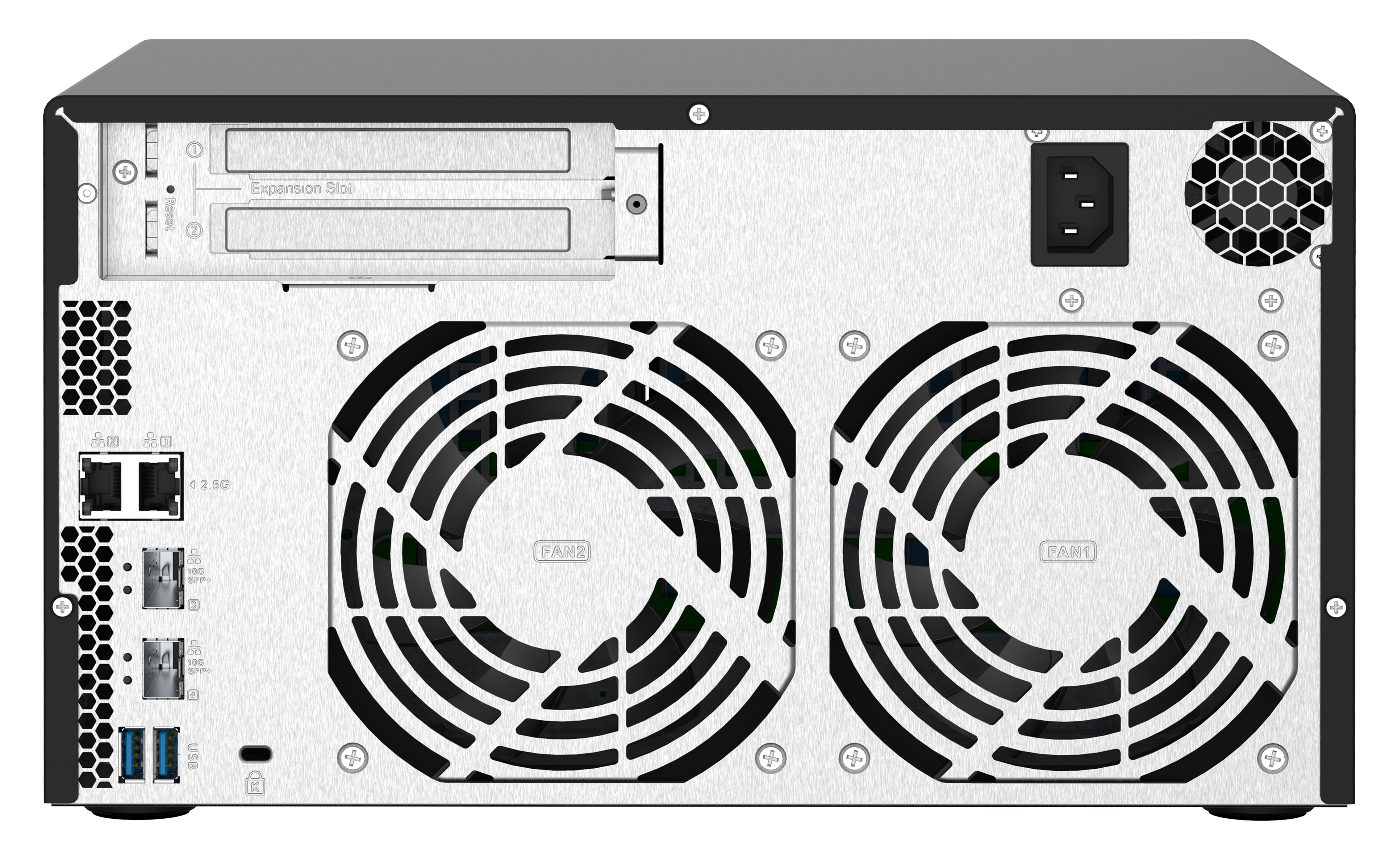 QNAP TS-832PX NAS Tower Annapurna Labs AL324 4 Go DDR4 0 To QNAP Turbo System Aluminium, Noir