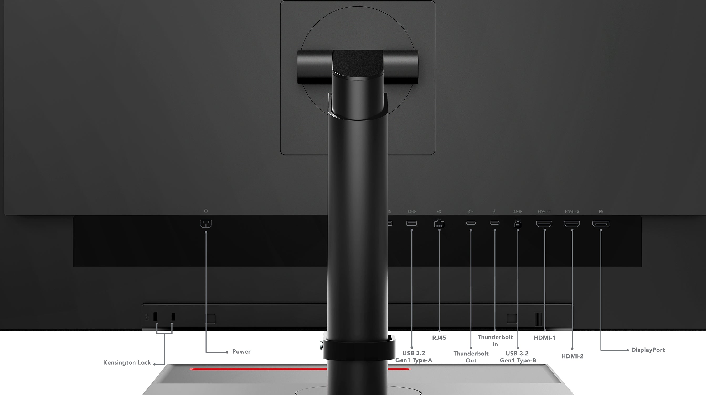 Lenovo ThinkVision P27u-20 écran plat de PC 68,6 cm (27") 3840 x 2160 pixels 4K Ultra HD LED Noir