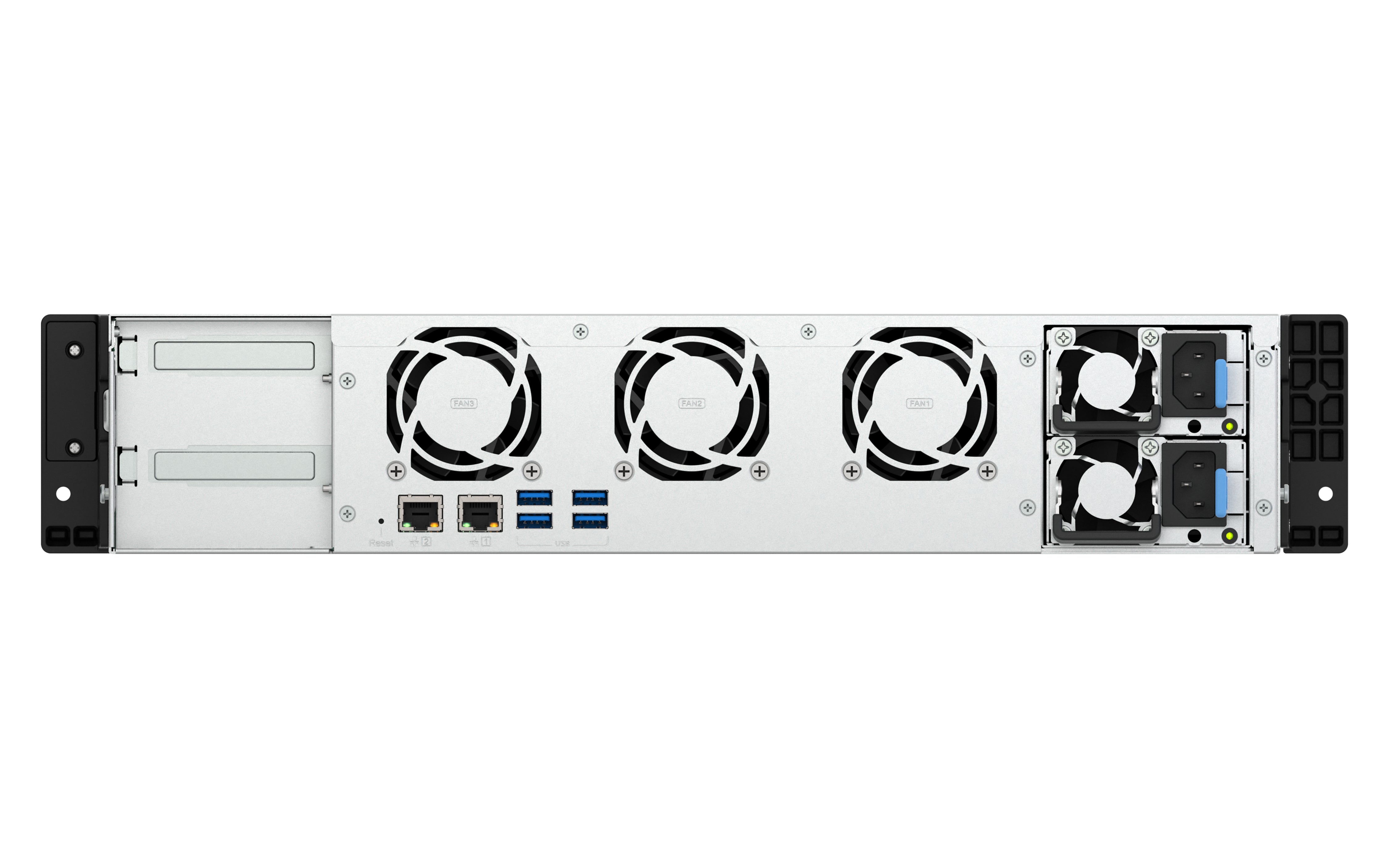 QNAP TS-855EU-RP NAS Rack (2 U) Intel Atom® C5125 8 Go DDR4 0 To QuTS hero Noir
