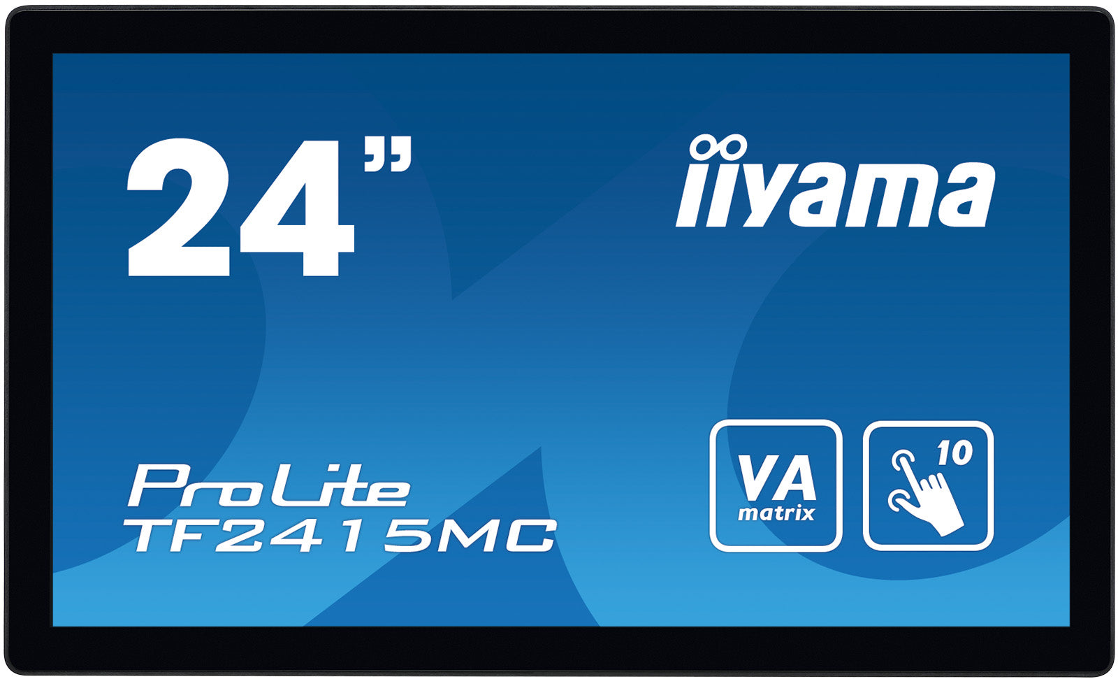 iiyama ProLite TF2415MC-B2 écran plat de PC 60,5 cm (23.8") 1920 x 1080 pixels Full HD LED Écran tactile Multi-utilisateur Noir