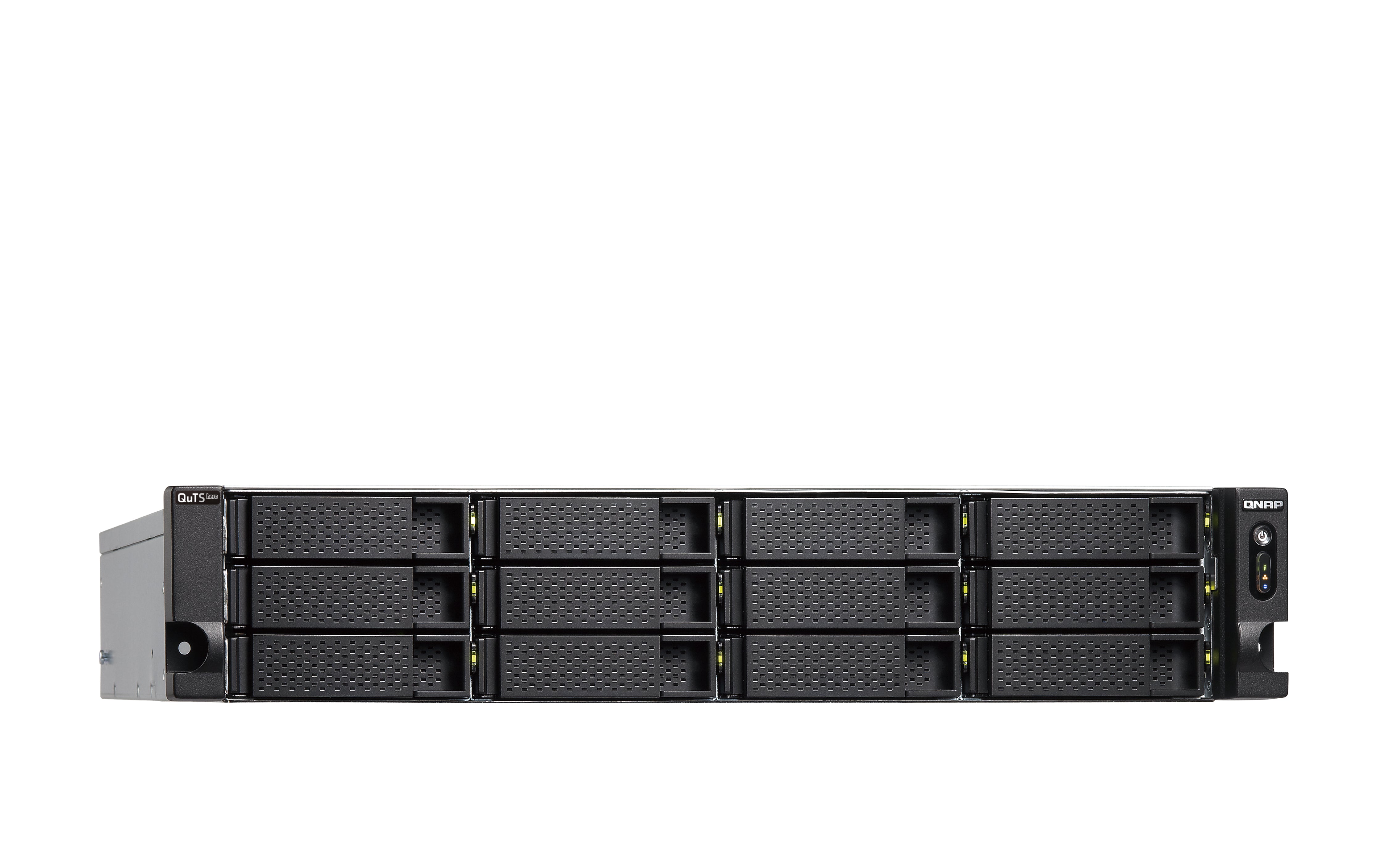 QNAP TS-H1886XU-RP-R2 NAS Rack (3 U) Intel® Xeon® D D-1622 32 Go DDR4 0 To QuTS hero Noir, Gris