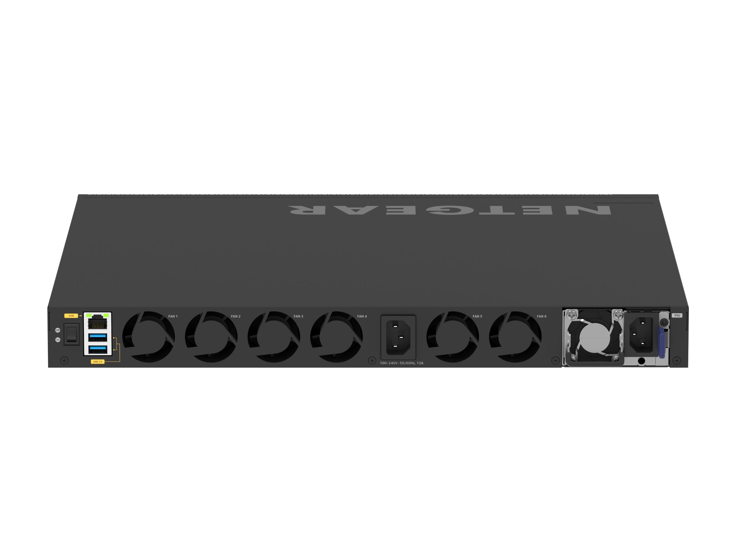 NETGEAR M4350-36X4V Géré L3 10G Ethernet (100/1000/10000) Connexion Ethernet, supportant l'alimentation via ce port (PoE) 1U Noir