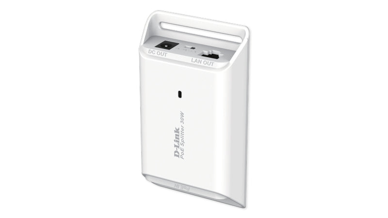 D-Link DPE-301GS séparateur voix-données Connexion Ethernet, supportant l'alimentation via ce port (PoE) Blanc