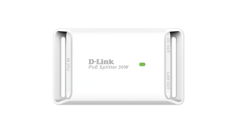 D-Link DPE-301GS séparateur voix-données Connexion Ethernet, supportant l'alimentation via ce port (PoE) Blanc