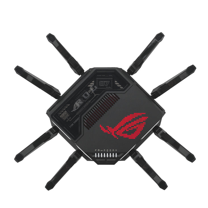 ASUS ROG Rapture GT-BE98 routeur sans fil 10 Gigabit Ethernet Quad-band (2.4 GHz / 5 GHz-1 / 5 GHz-2 / 6 GHz) Noir