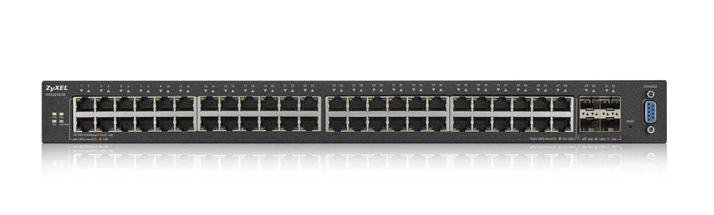 Zyxel XGS2210-52 Géré L2 Gigabit Ethernet (10/100/1000) 1U Noir