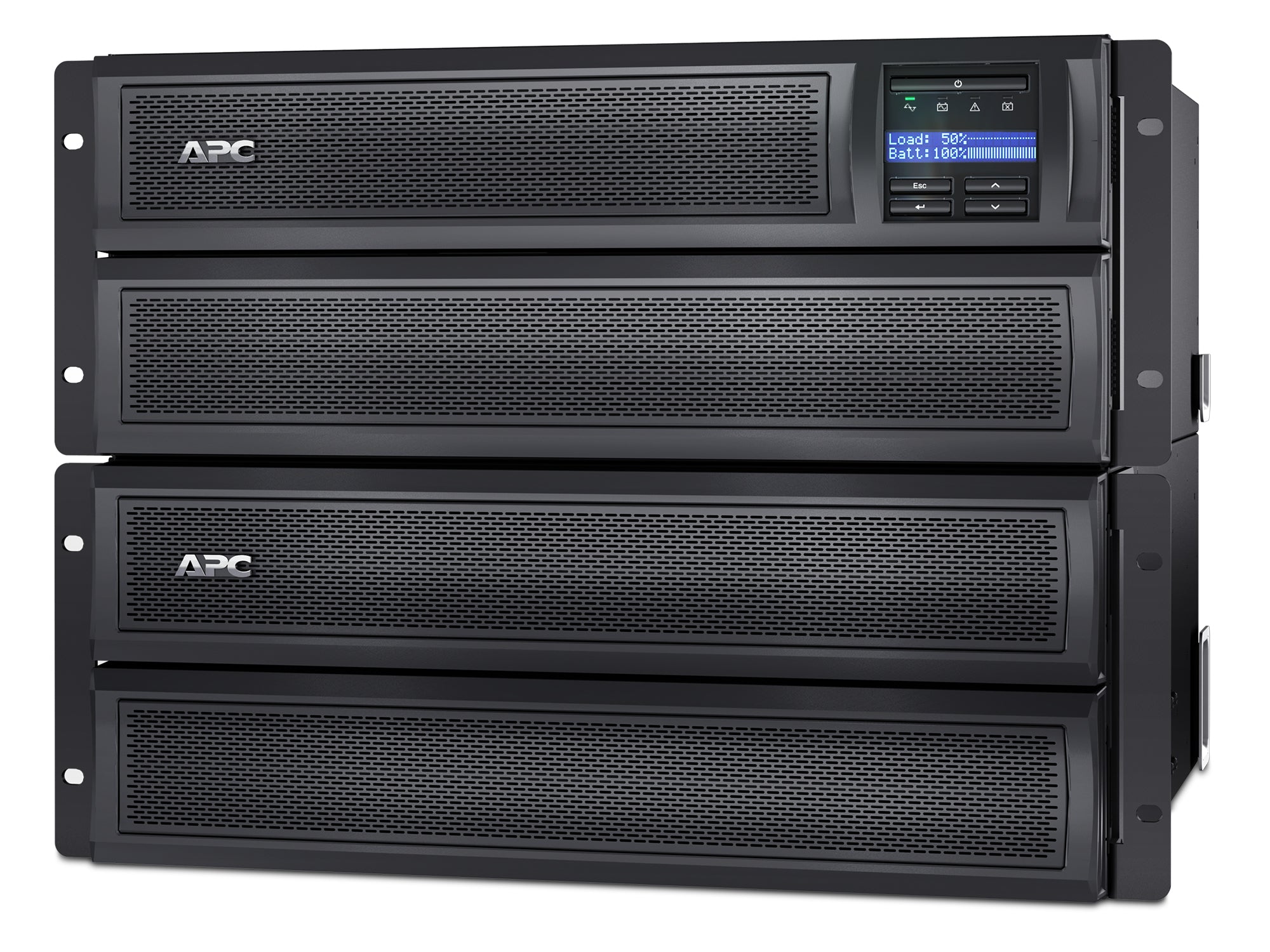 APC Smart-UPS X SMX2200HVNC - 2200VA, 8x C13 + 2x C19 sortie, USB, runtime extensible, profondeur limitée, NMC