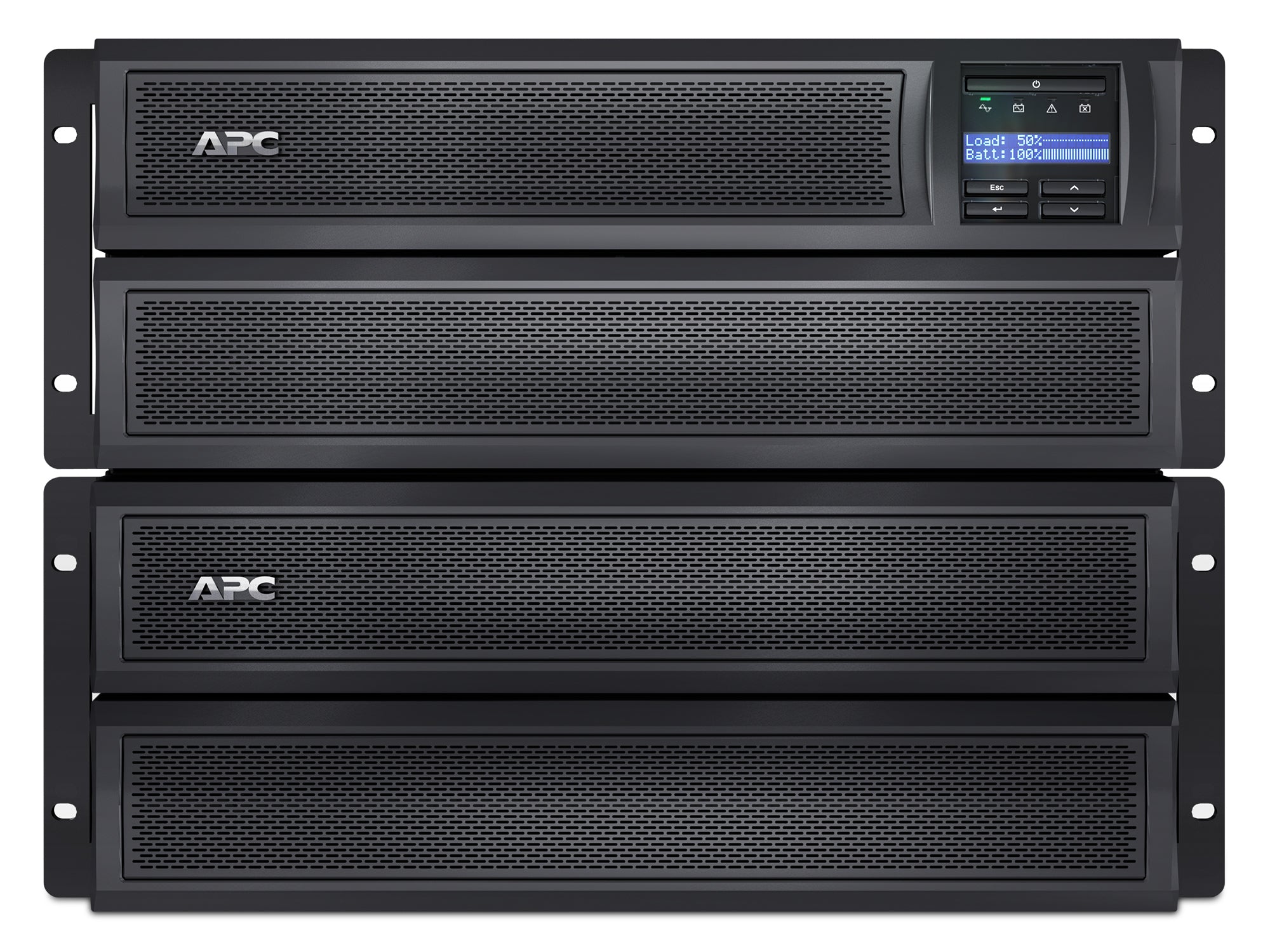 APC Smart-UPS X SMX2200HVNC - 2200VA, 8x C13 + 2x C19 sortie, USB, runtime extensible, profondeur limitée, NMC