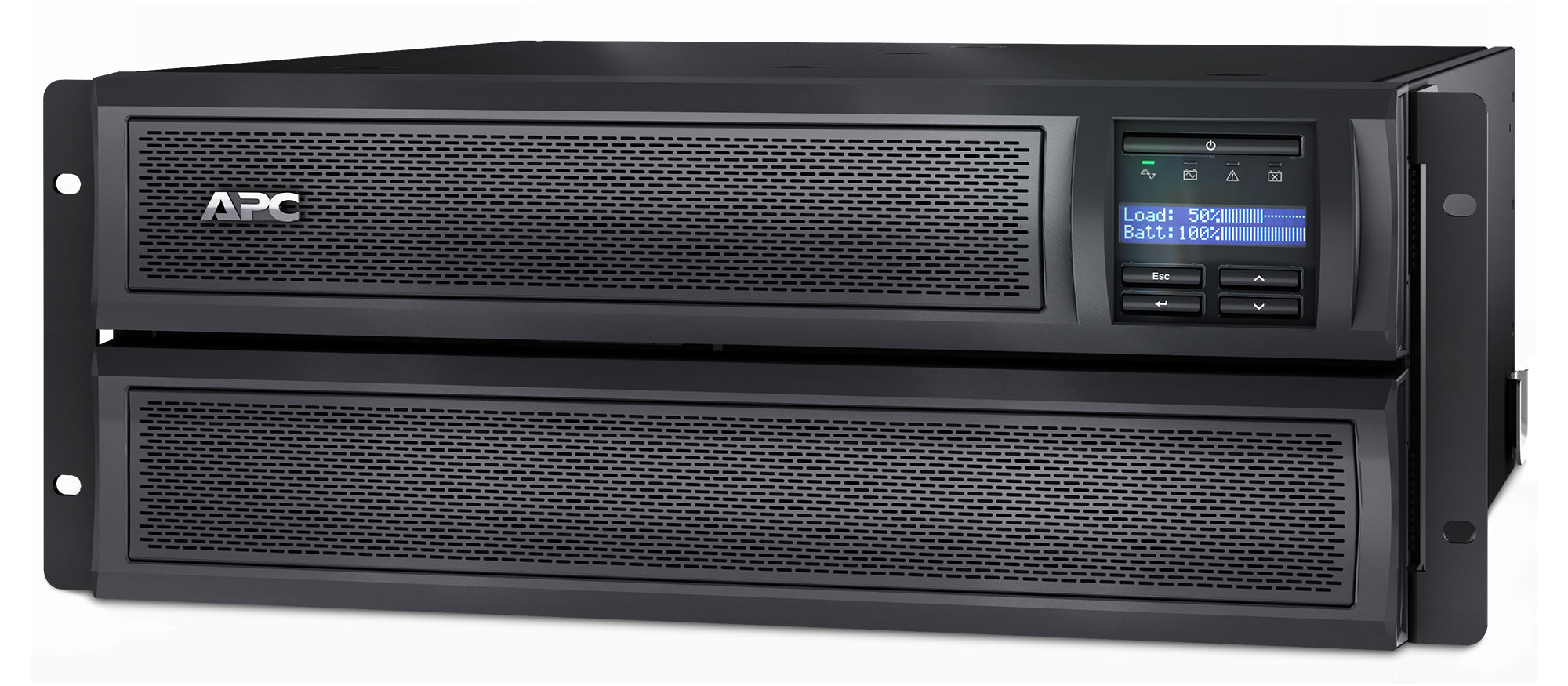 APC Smart-UPS X SMX3000HVNC - 3000VA, 8x C13 + 2x C19 sortie, USB, runtime extensible, profondeur limitée, NMC