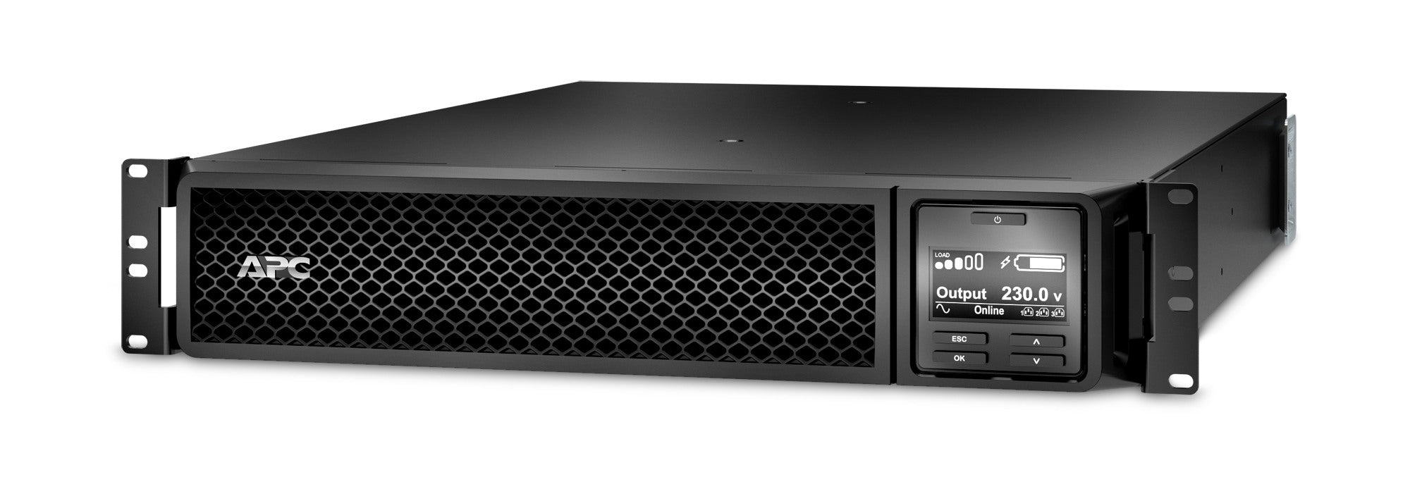 APC Smart-UPS en ligne SRT2200RMXLI-NC - 2200 VA, 8x C13 et 2x C19, montage en rack, NMC