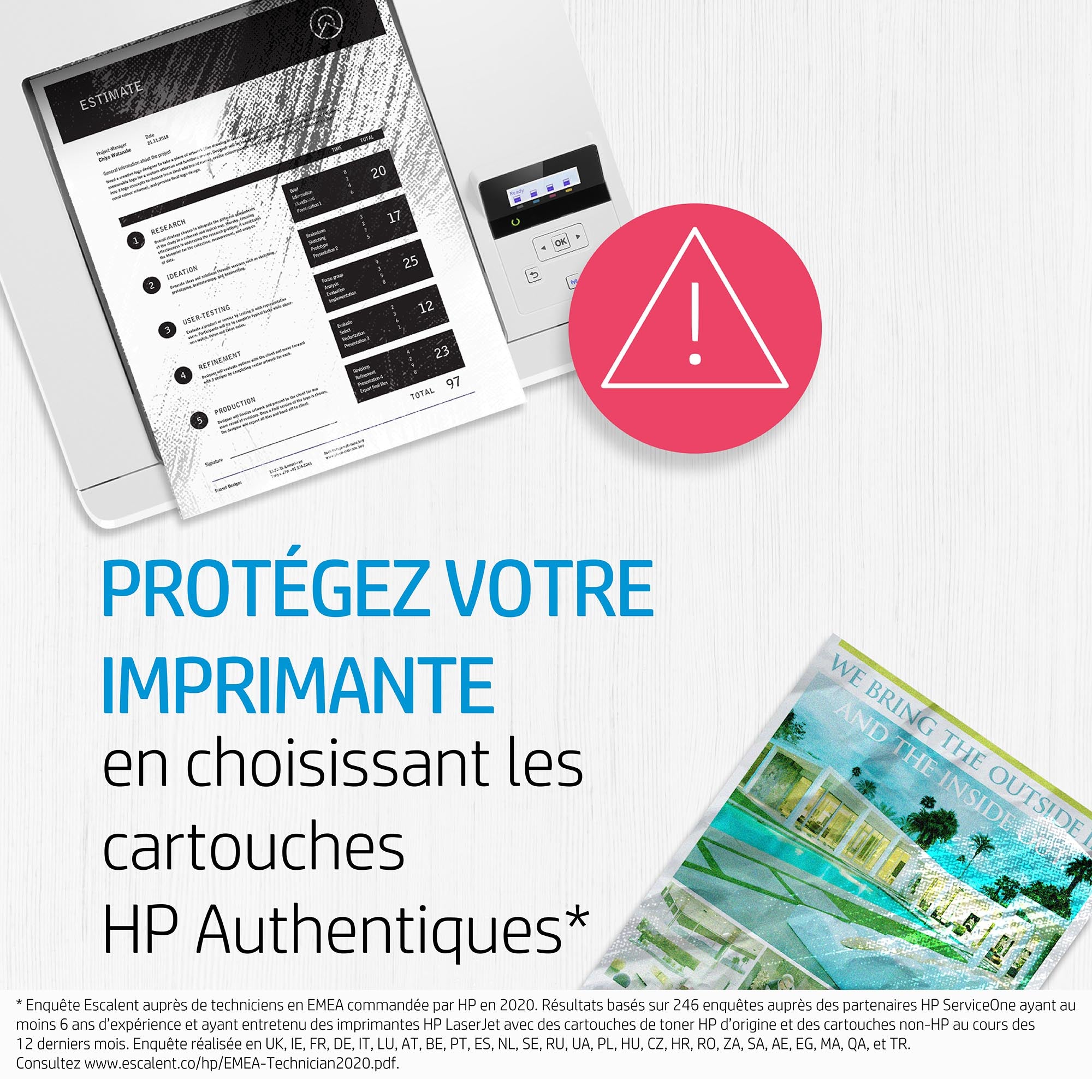 HP 312X pack de 2 toners LaserJet Noirs grande capacité authentiques