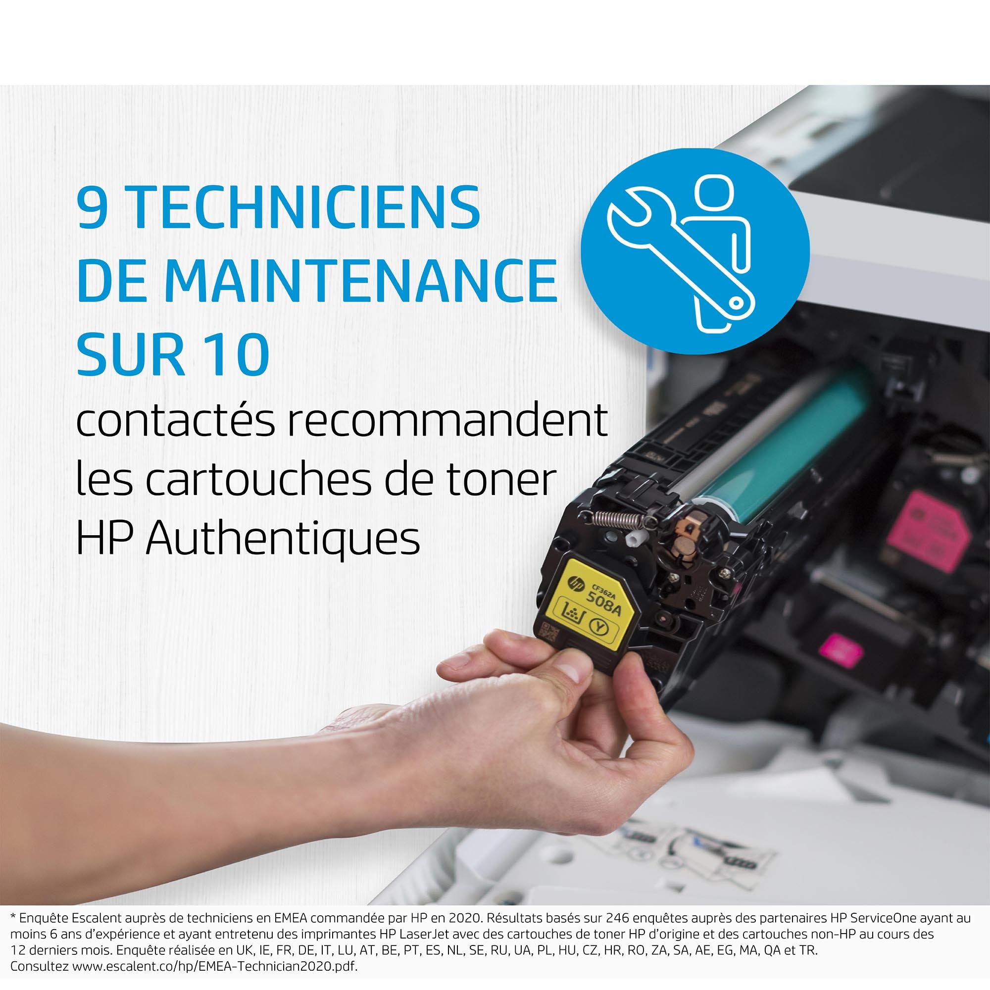 HP 312X pack de 2 toners LaserJet Noirs grande capacité authentiques