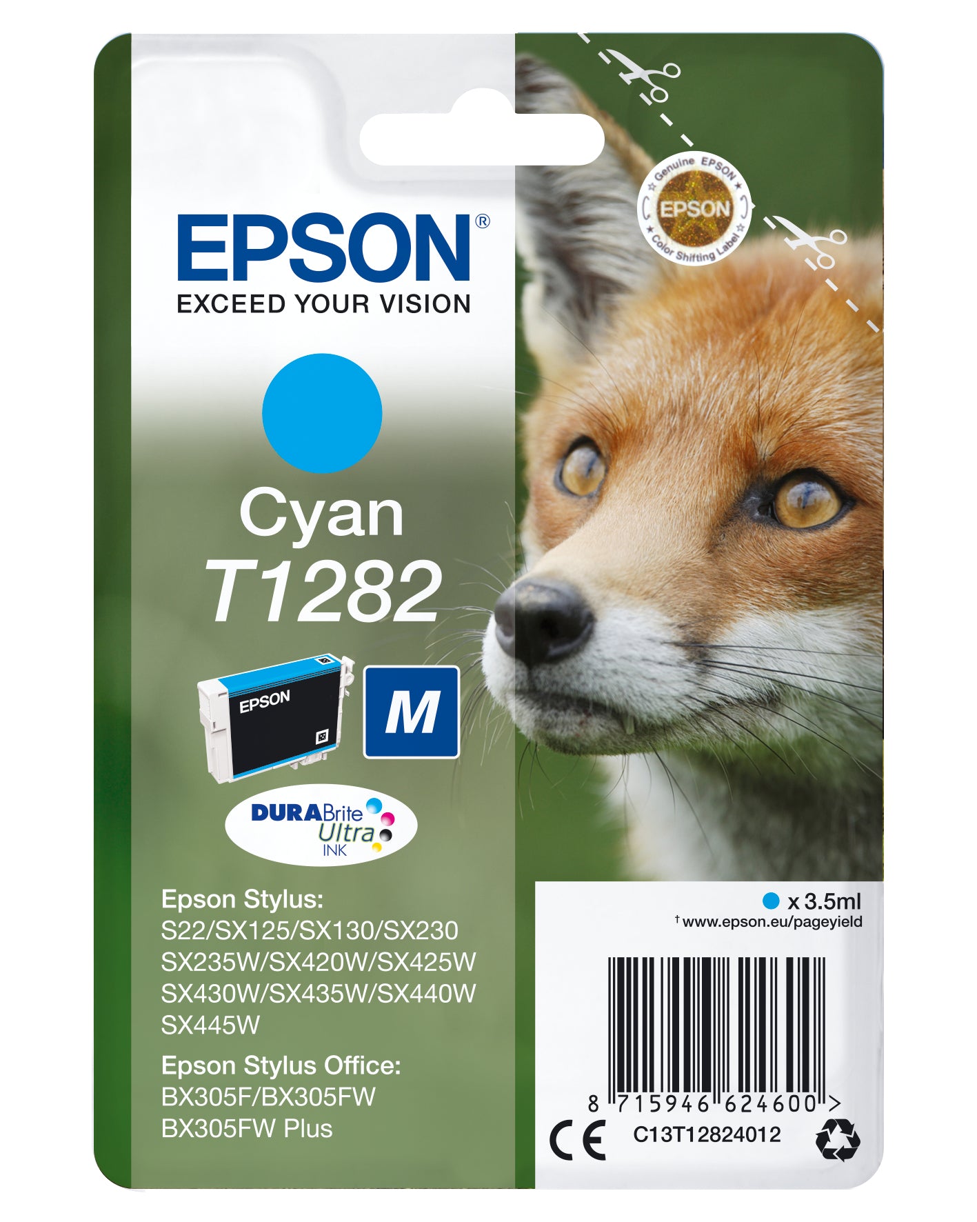Epson Fox Cartouche "Renard" - Encre DURABrite Ultra C