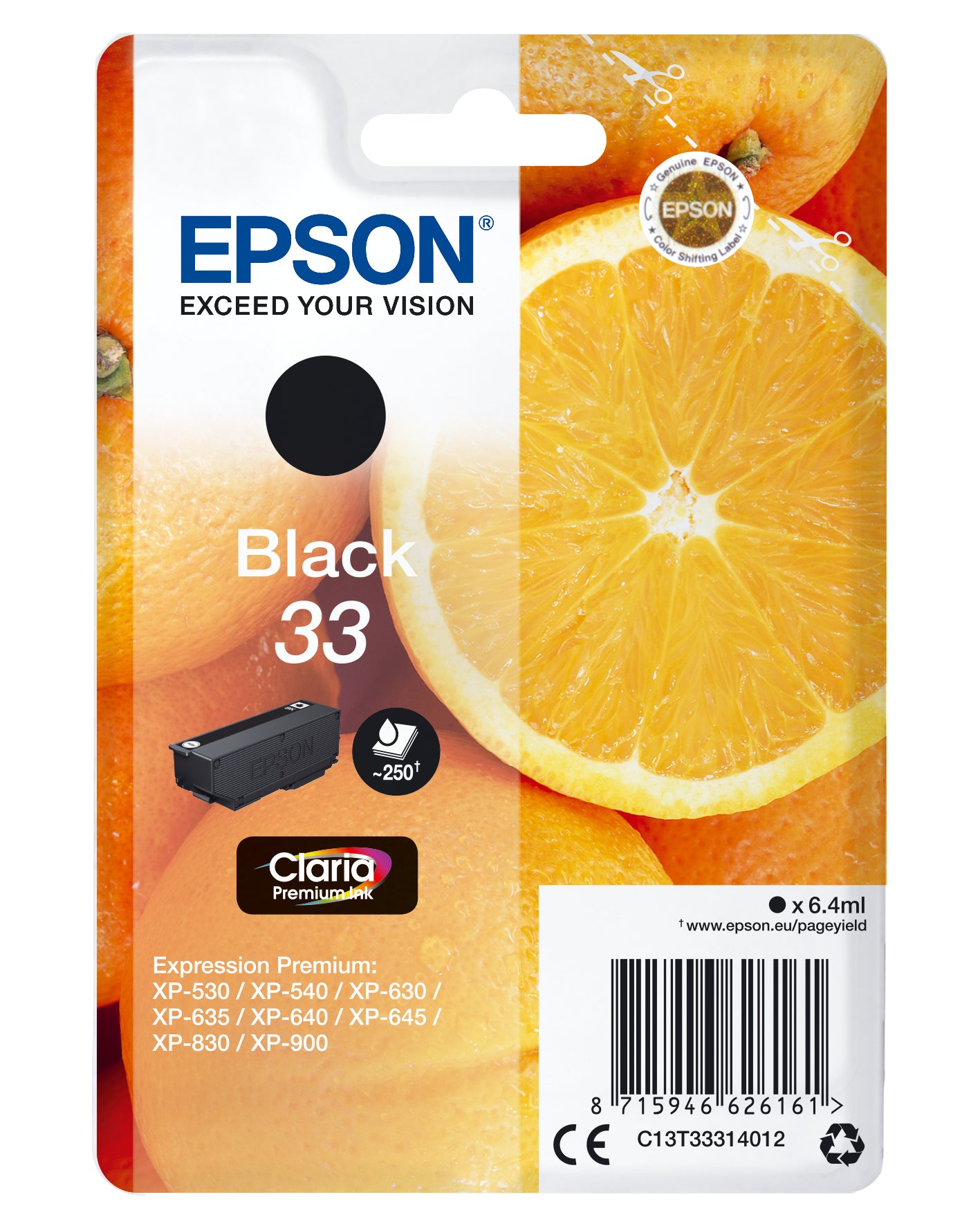 Epson Oranges Cartouche " " - Encre Claria Premium N