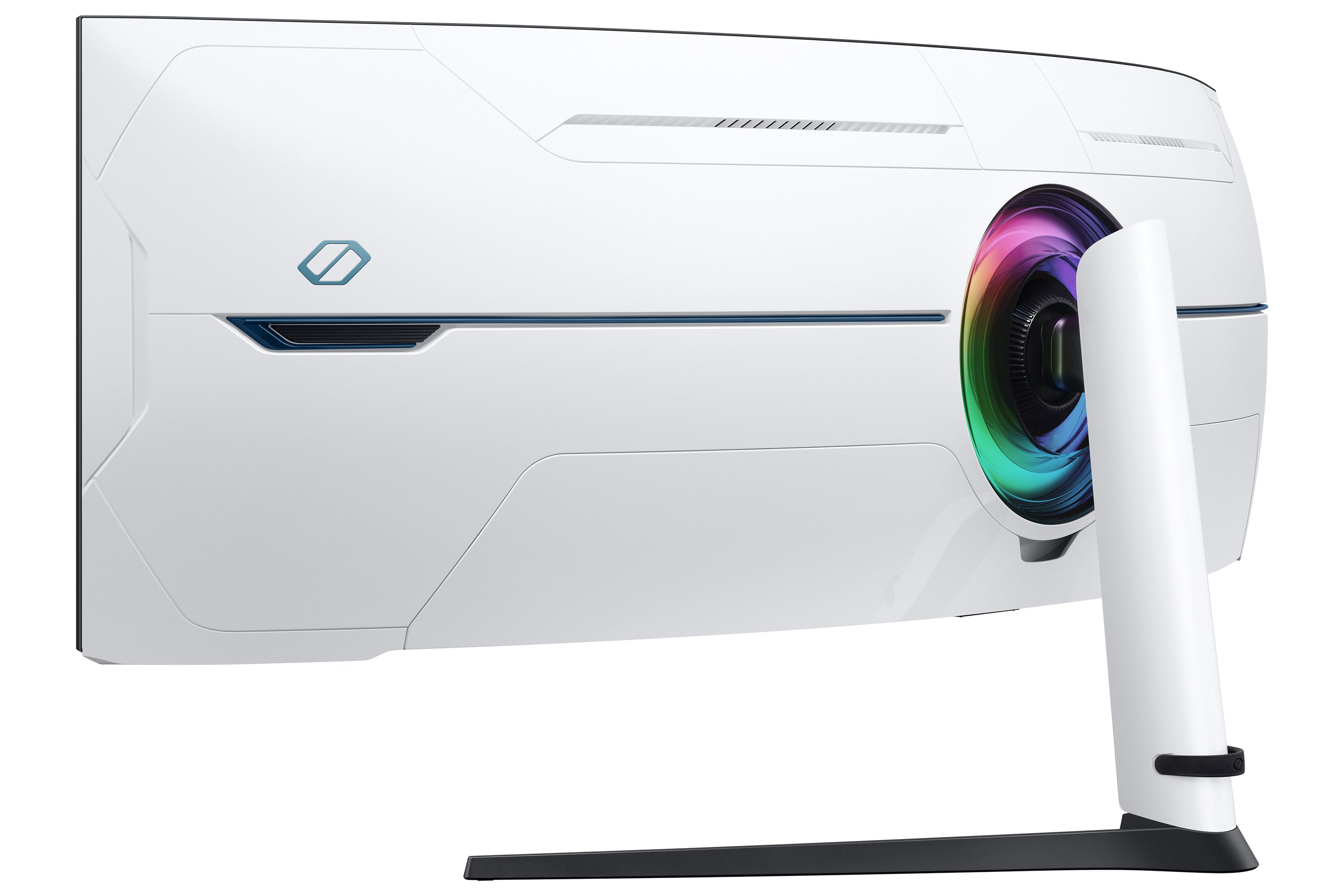 Samsung G95NC LED display 144,8 cm (57") 7680 x 2160 pixels Dual UHD QLED Blanc