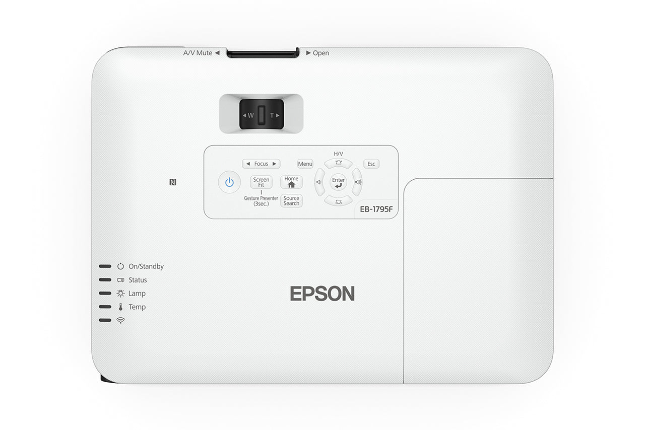 Epson EB-1795F Projecteur à focale standard 3200 ANSI lumens 3LCD 1080p (1920x1080) Blanc, Gris