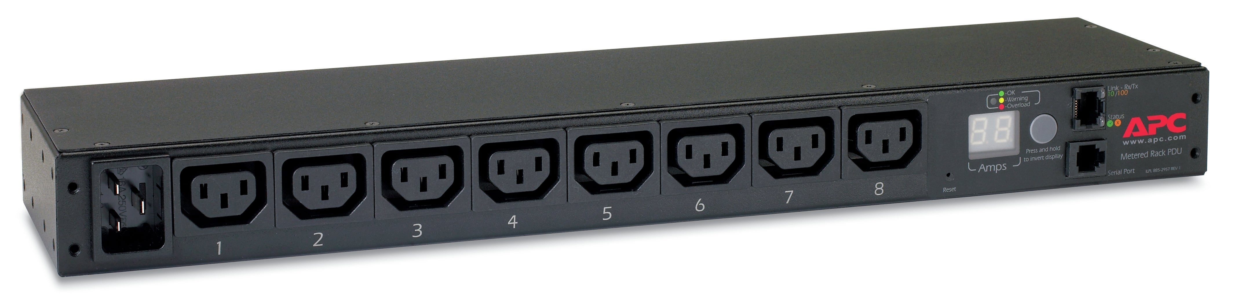 APC NetShelter Metered Rack PDU - Prises mesurées - 3300VA - 1U - 16A
