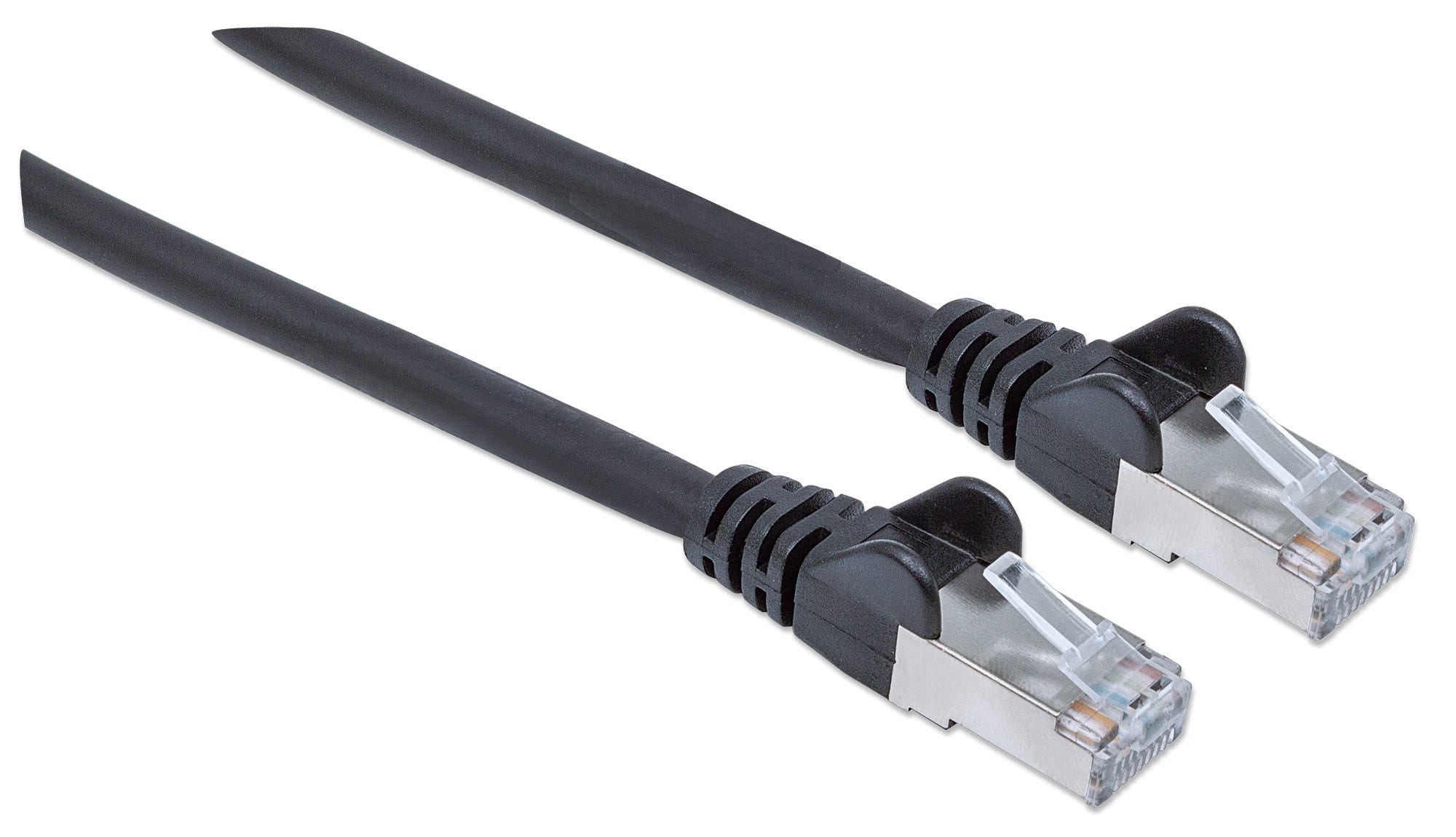 Intellinet 15m CAT6a S/FTP câble de réseau Noir S/FTP (S-STP)