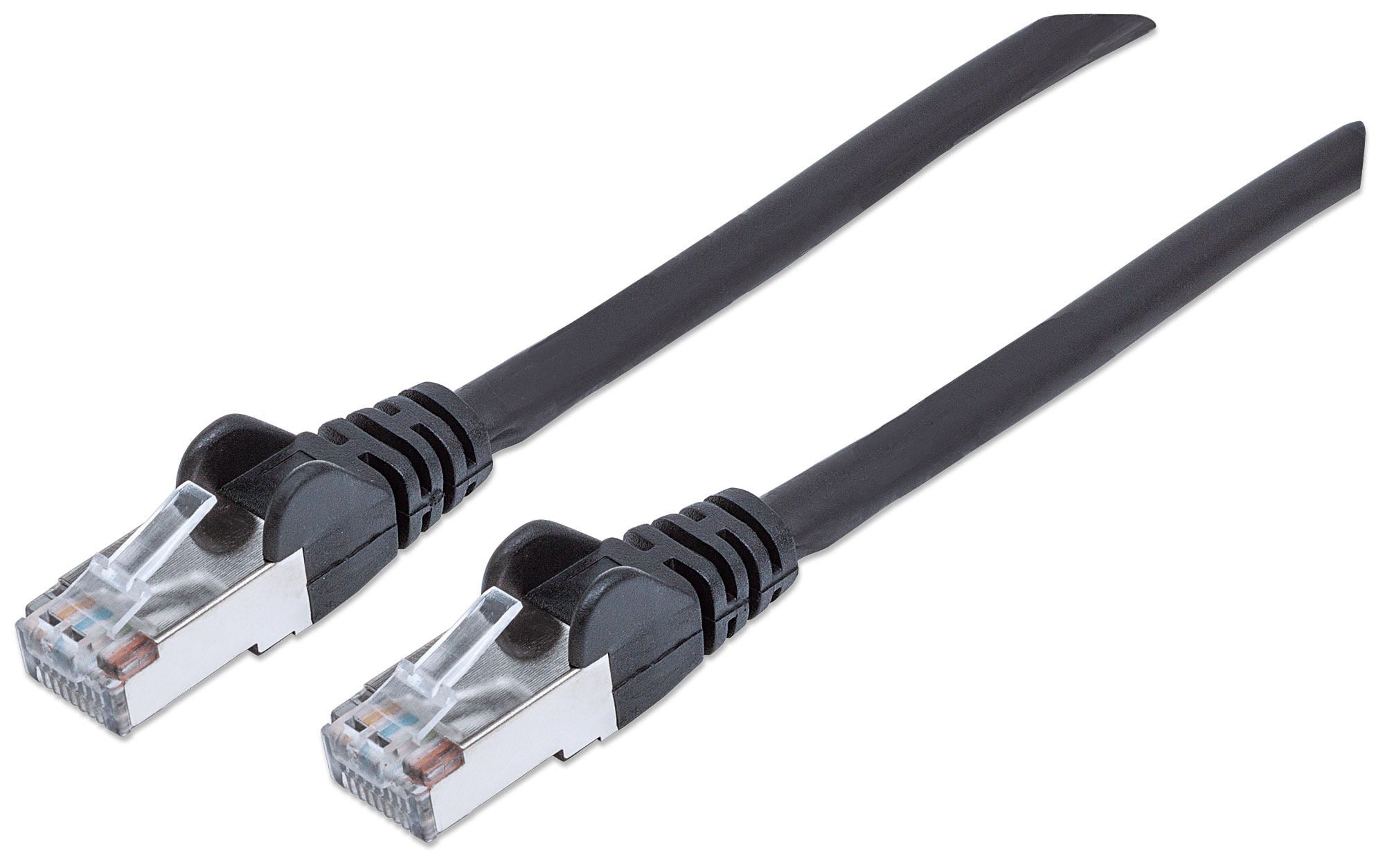 Intellinet 15m CAT6a S/FTP câble de réseau Noir S/FTP (S-STP)