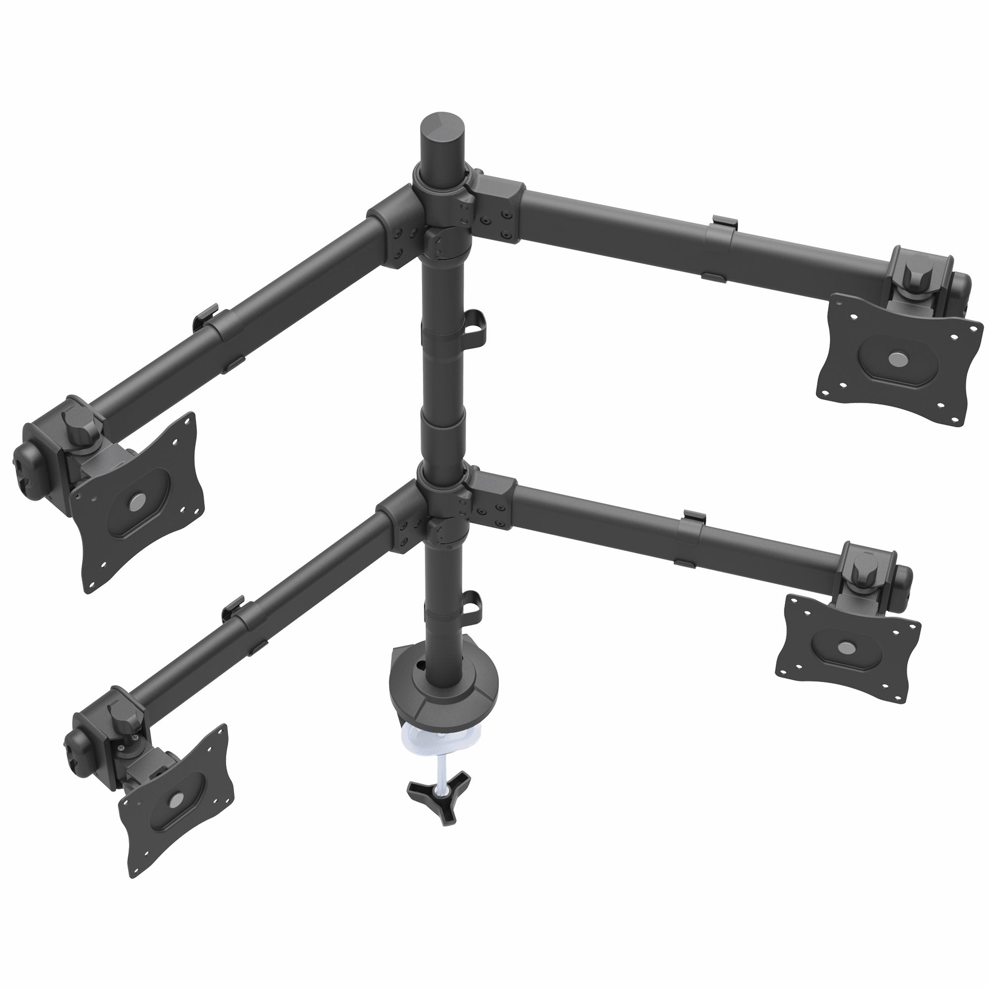 StarTech.com Support de bureau pour 4 écrans - Bras d'écran articulé - Acier robuste