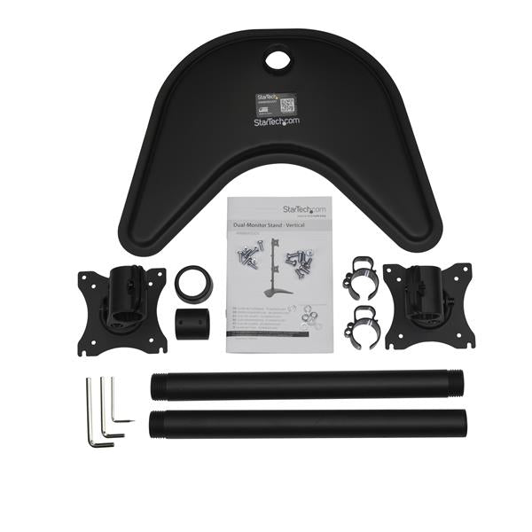 StarTech.com Support de bureau pour deux écrans - Vertical