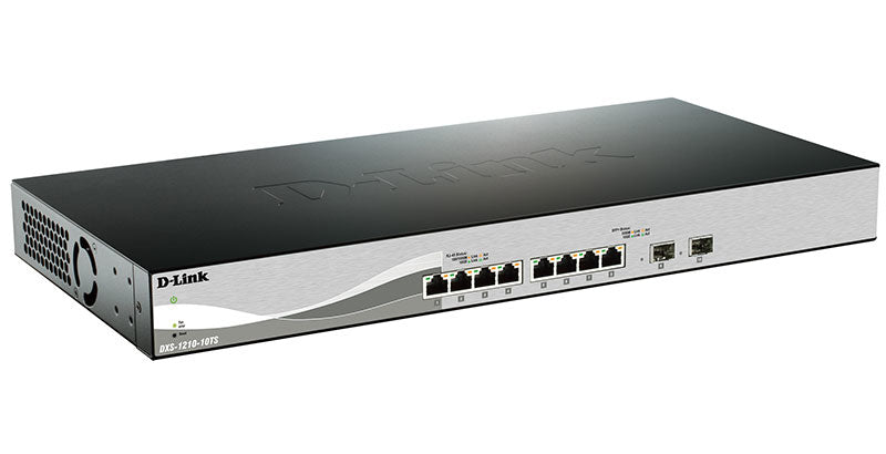 D-Link DXS-1210-10TS Géré L2/L3 10G Ethernet (100/1000/10000) 1U Noir, Argent