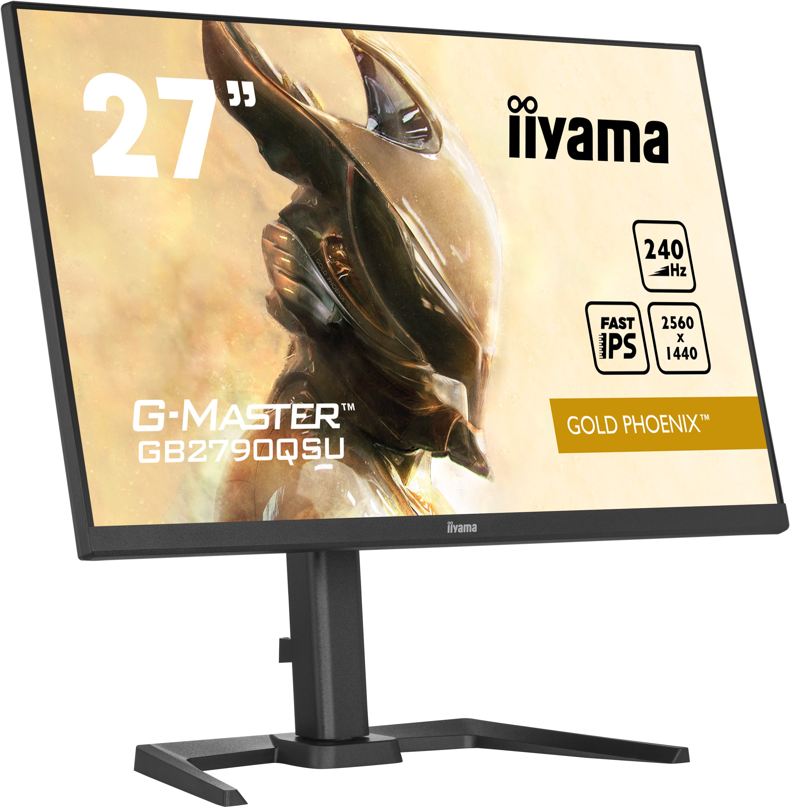 iiyama GB2790QSU-B5 écran plat de PC 68,6 cm (27") 2560 x 1440 pixels Wide Quad HD LCD Noir