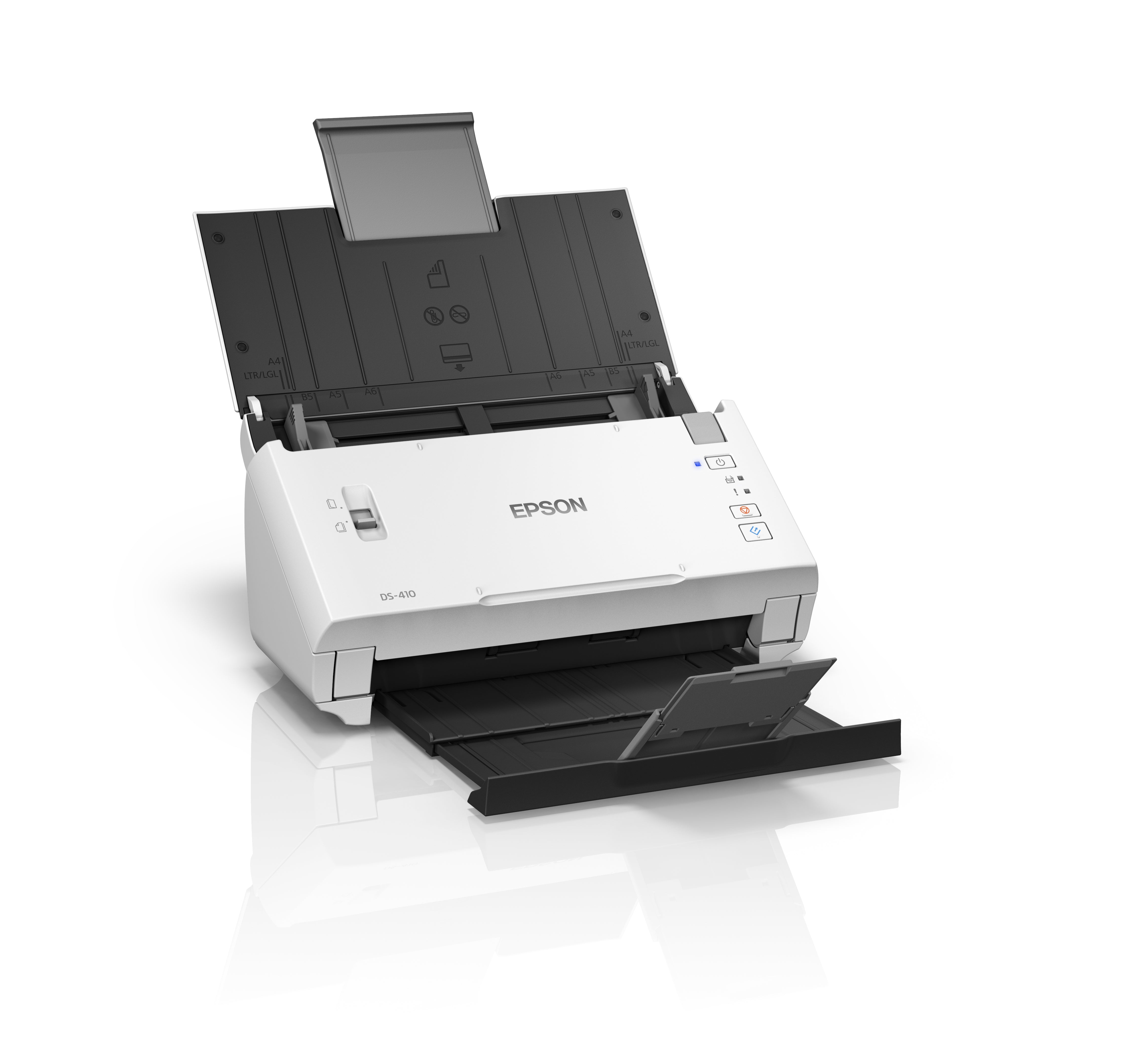Epson WorkForce DS-410 Alimentation papier de scanner 600 x 600 DPI A4 Noir, Blanc