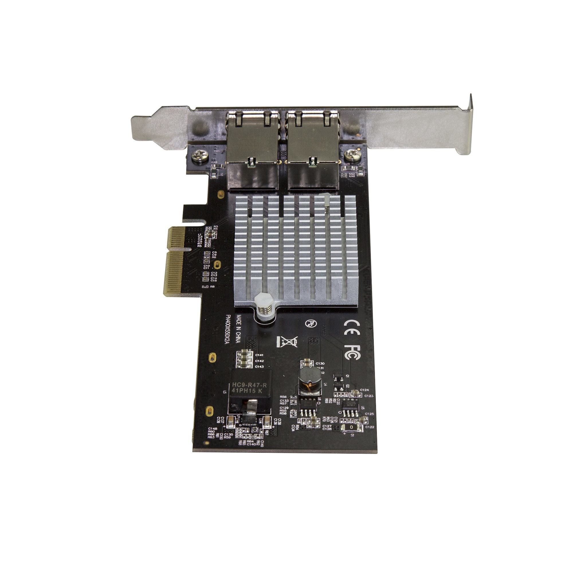 StarTech.com Carte Adaptateur Réseau PCIe 10G à 2 ports - Adapteur d'Interface Réseau Intel-X550AT 10GBASE-T & NBASE-T PCI Express 10/5/2.5/1GbE Multi Gigabit Ethernet 5 Speed NIC LAN Card