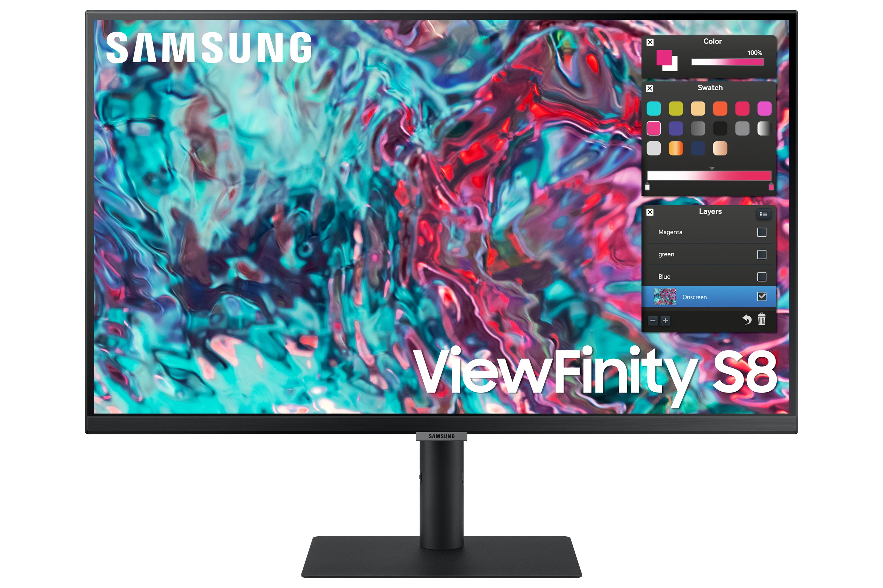 Samsung S80TB LED display 68,6 cm (27") 3840 x 2160 pixels 4K Ultra HD Noir