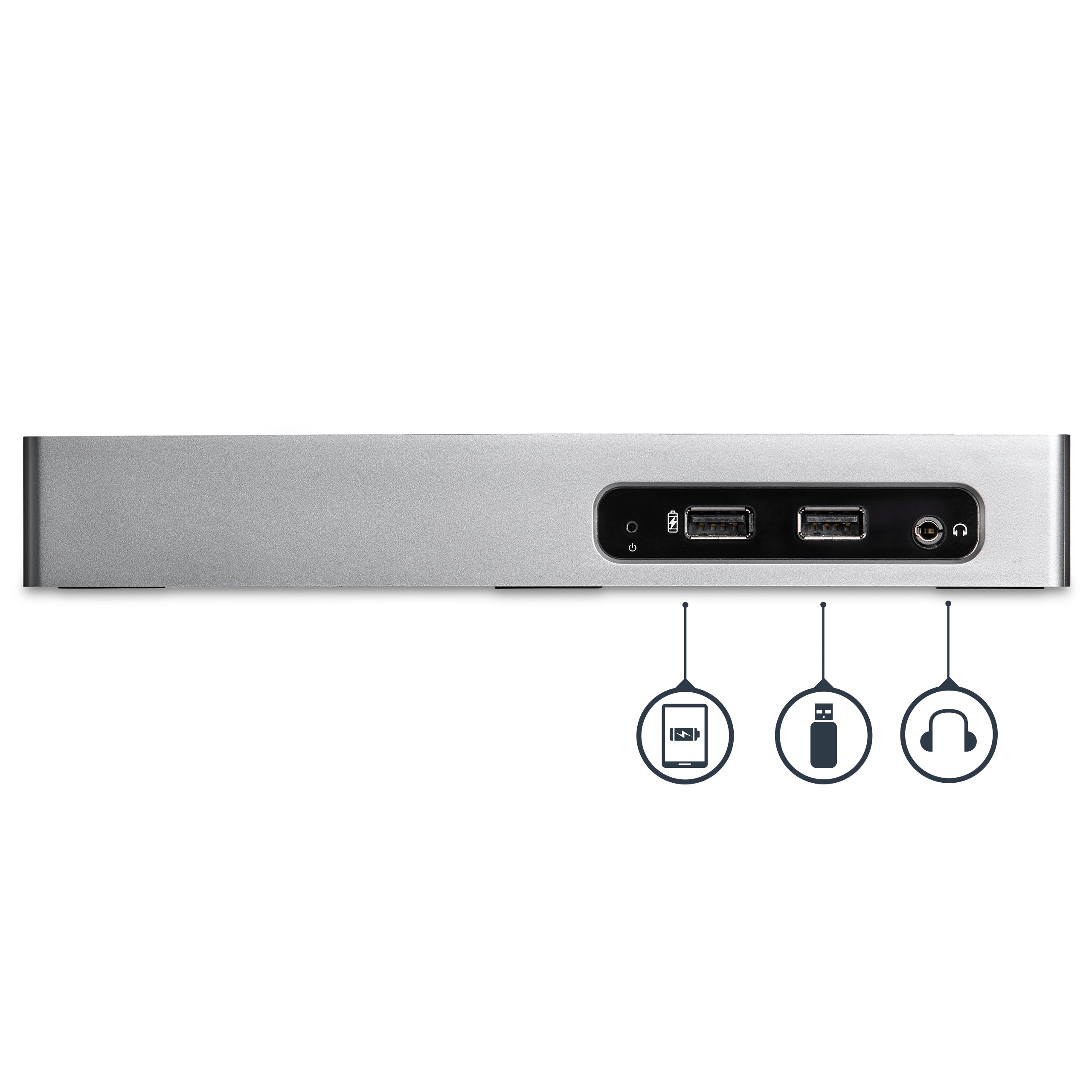 StarTech.com Station d'Accueil USB 3.0 à Double Écran - Dock Universel Type-A pour PC/Ordinateur Portable avec HDMI et DVI/VGA - Hub USB 3.1 Gen 1 5Gbps à 6 Ports, Gbe, Audio - Windows & Mac
