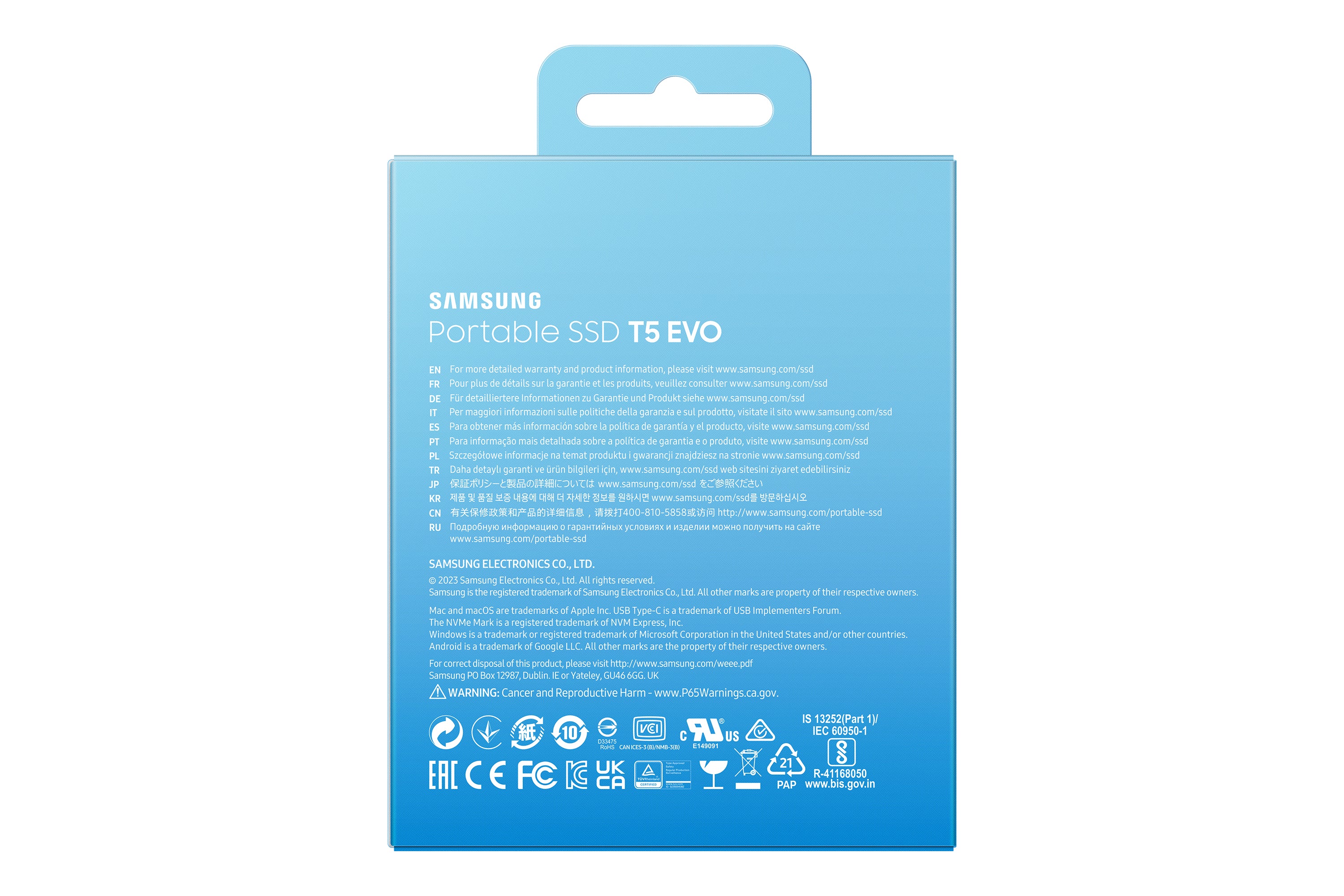 Samsung MU-PH2T0S 2 To 3.2 Gen 1 (3.1 Gen 1) Noir