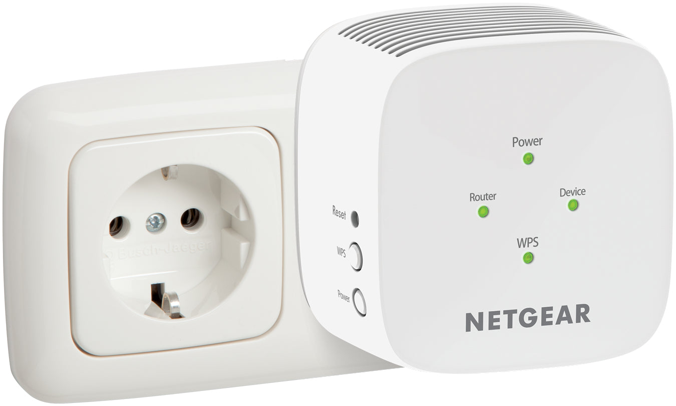 NETGEAR EX6110 Émetteur et récepteur réseau Blanc 10, 100, 300 Mbit/s