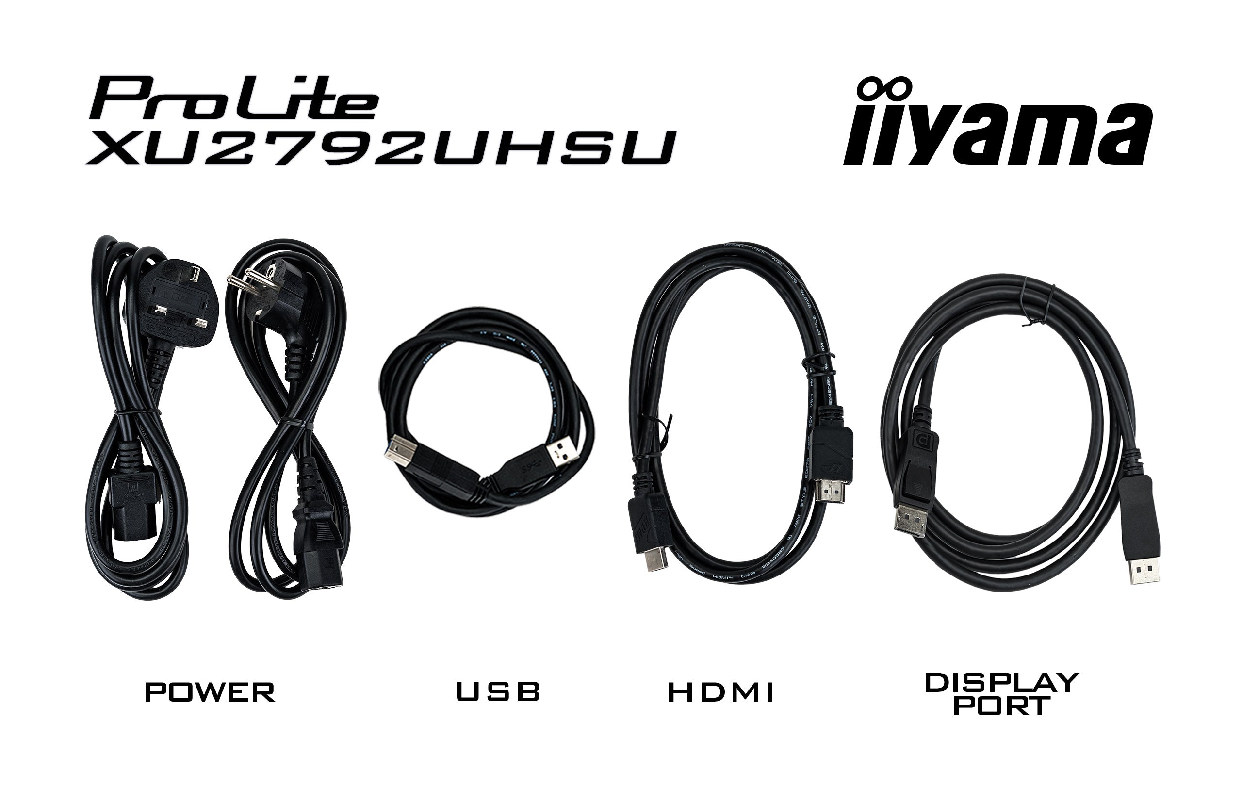 iiyama ProLite XU2792UHSU-B6 écran plat de PC 68,6 cm (27") 3840 x 2160 pixels 4K Ultra HD LED Noir