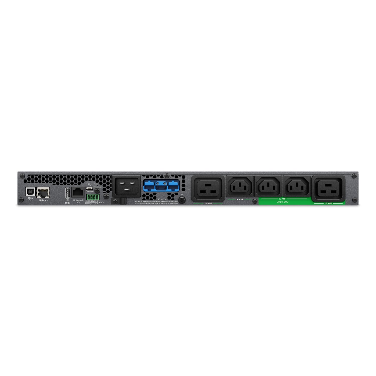 APC Smart-UPS Ultra Li-Ion SRTL3KRM1UINC, 3 kW, Rack/Tour/Mur 1U, 3 x C13 et 2 x C19, NMC