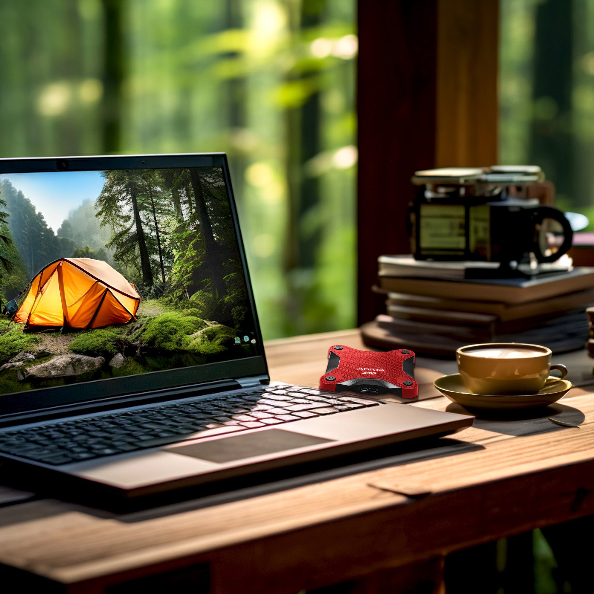 ADATA SD620 2 To Micro-USB B 3.2 Gen 2 (3.1 Gen 2) Noir, Rouge