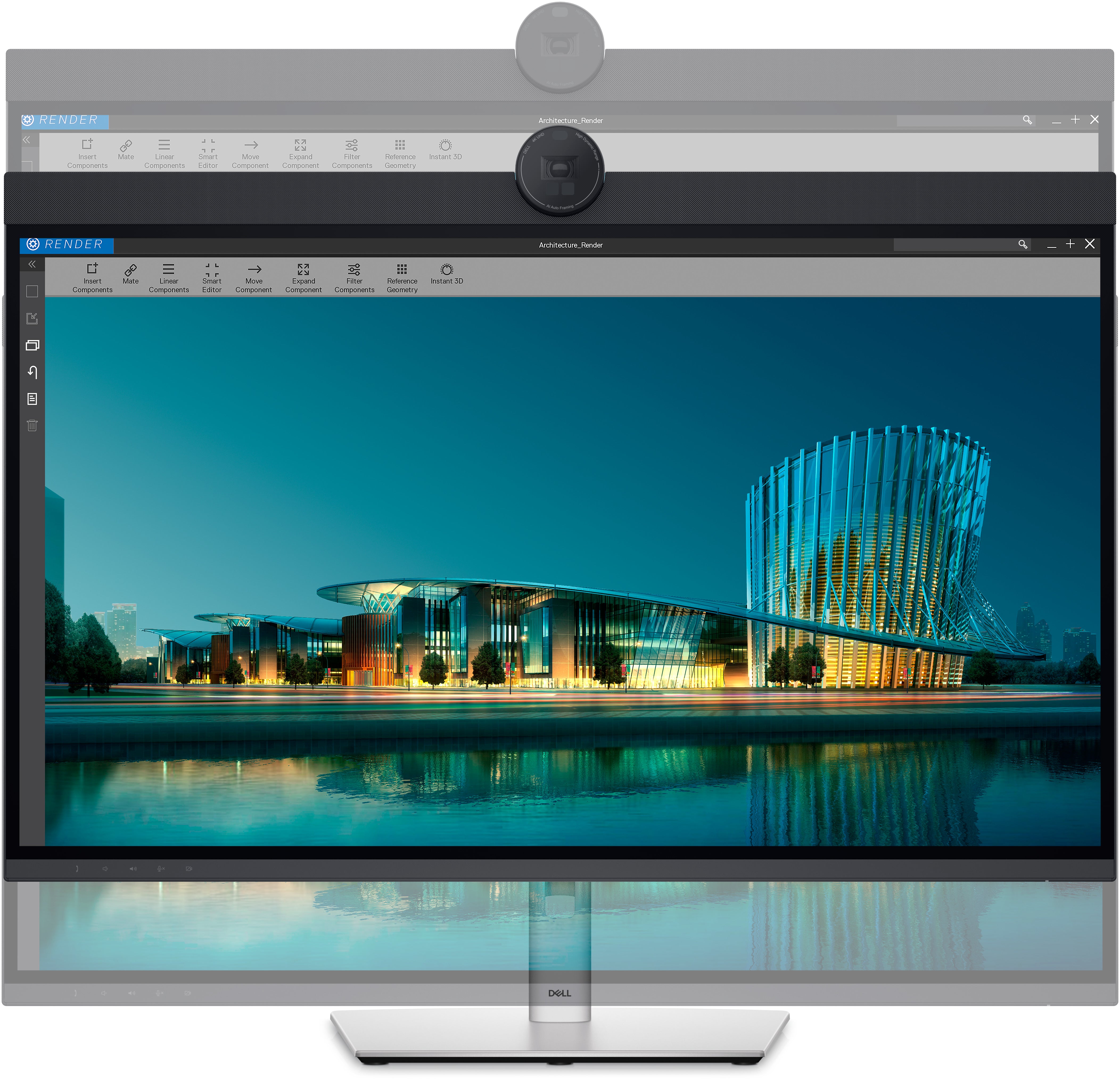 DELL UltraSharp U3224KBA LED display 80 cm (31.5") 6144 x 3456 pixels 6K Ultra HD LCD Noir, Argent